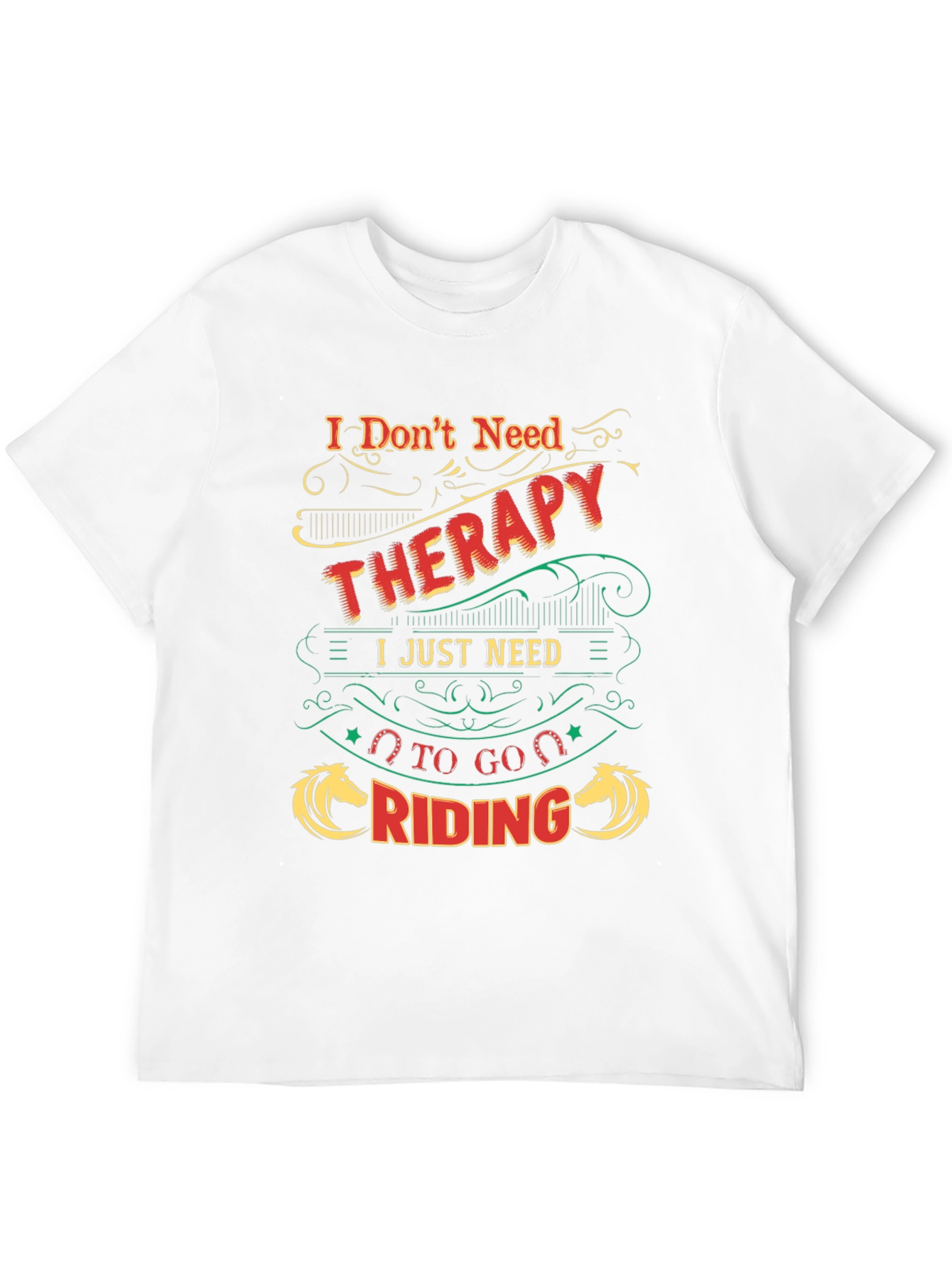 Therapy Riding T-Shirt - Horse Lover Tee