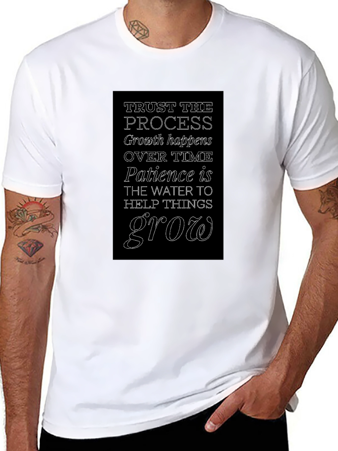 Trust the Process Growth Motivational T-Shirt