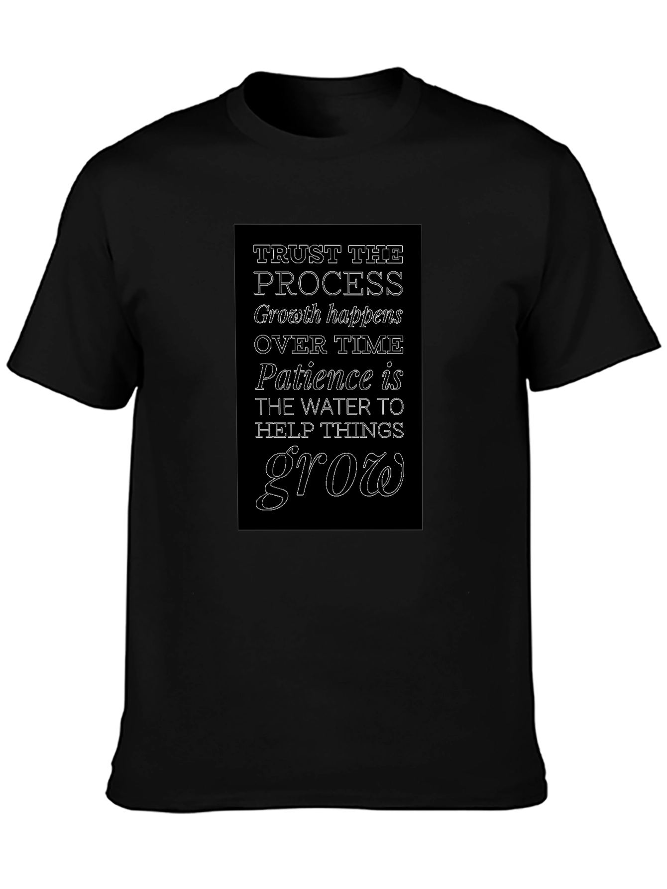 Trust the Process Growth Motivational T-Shirt