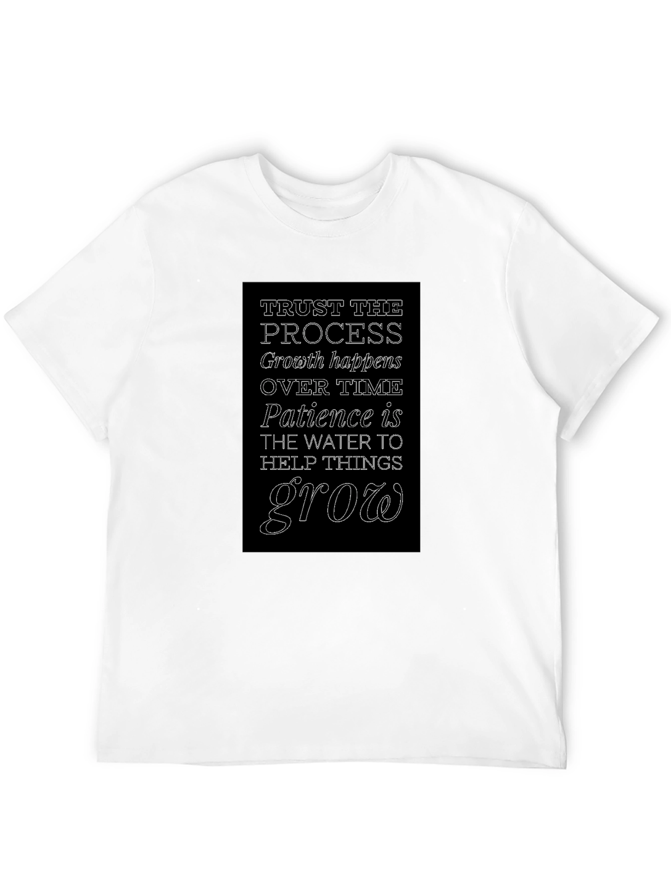 Trust the Process Growth Motivational T-Shirt