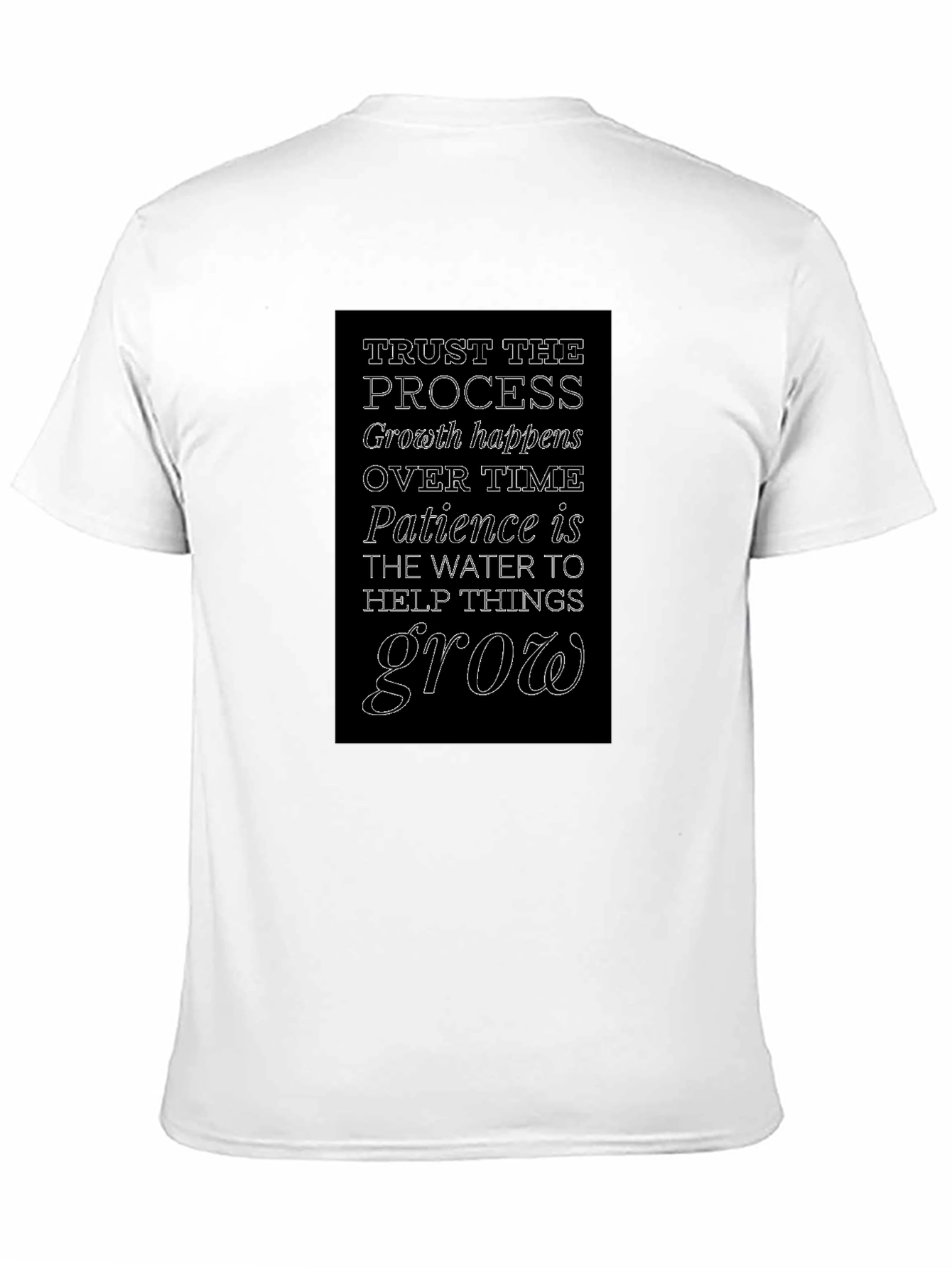 Trust the Process Growth Motivational T-Shirt