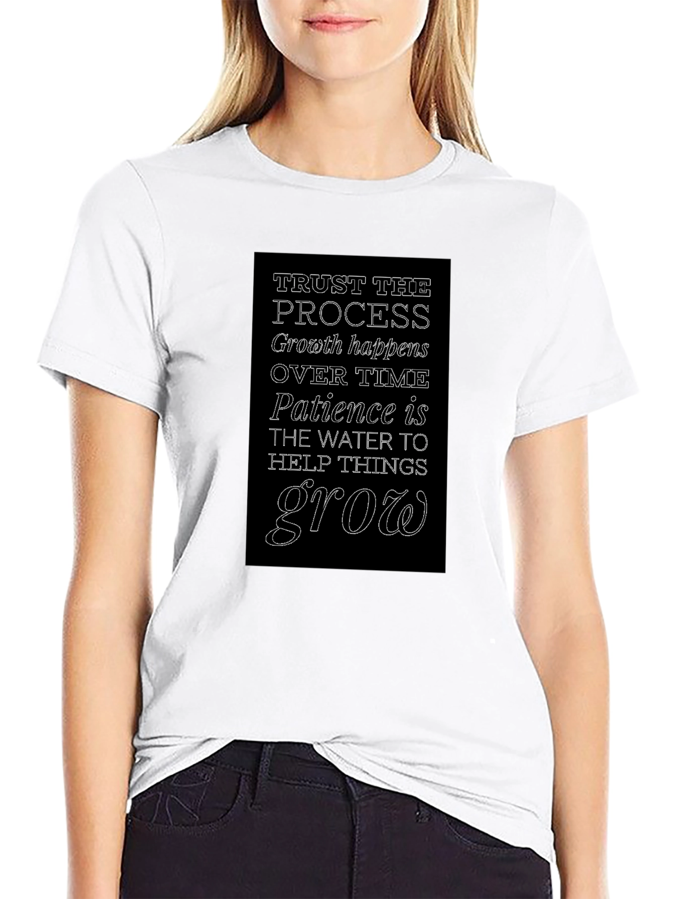 Trust the Process Growth Motivational T-Shirt