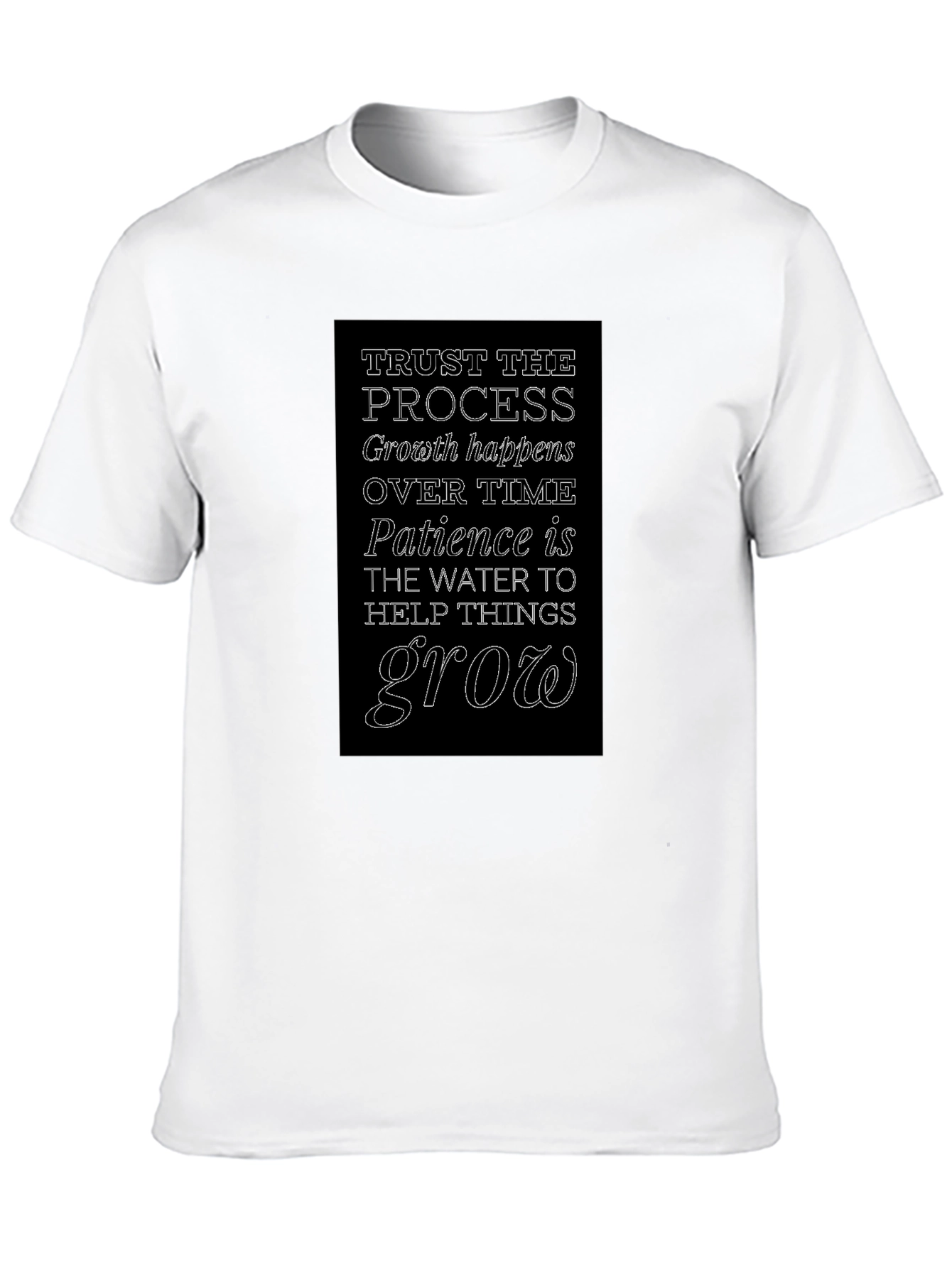 Trust the Process Growth Motivational T-Shirt