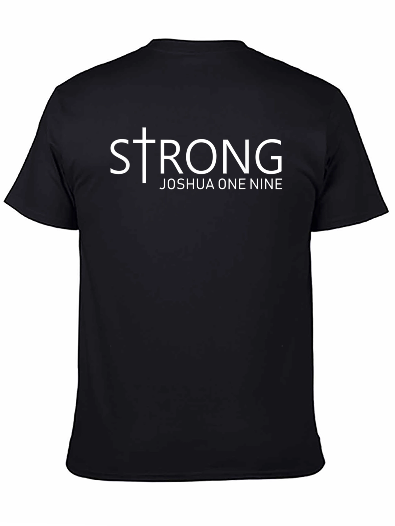 Strong Joshua 1:9 Graphic Tee - Faith-Based T-Shirt