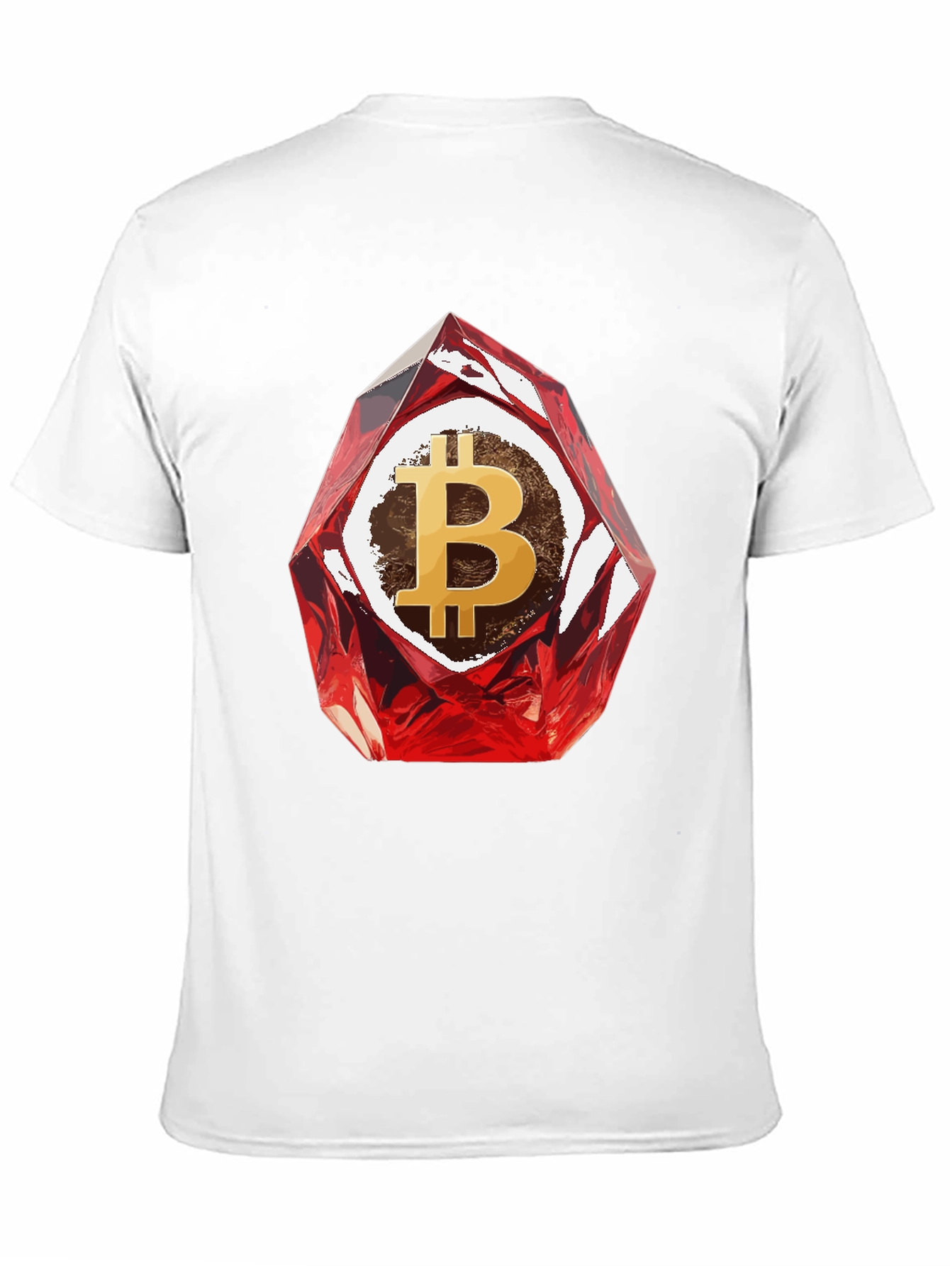 Bitcoin Gemstone Graphic Tee - Crypto Fashion