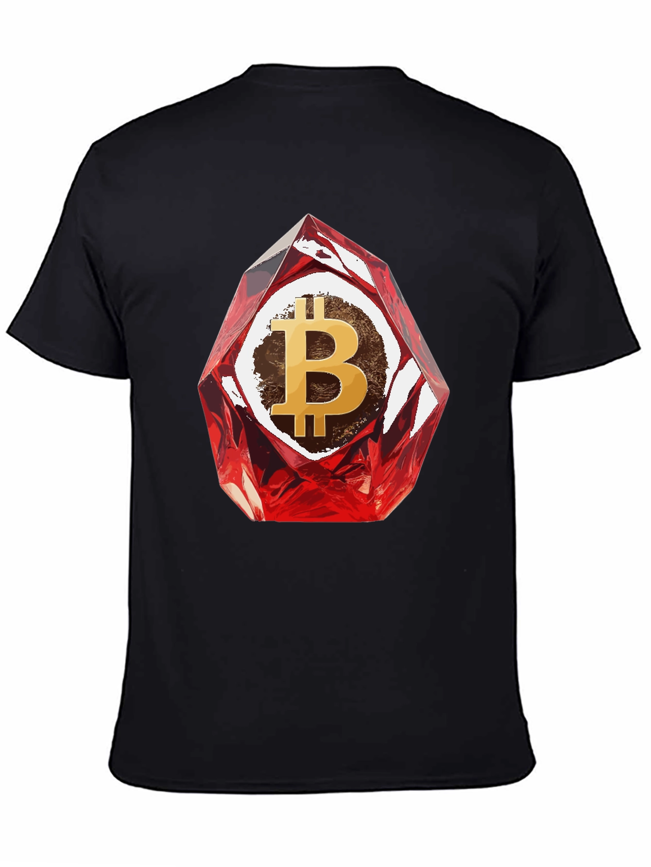 Bitcoin Gemstone Graphic Tee - Crypto Fashion