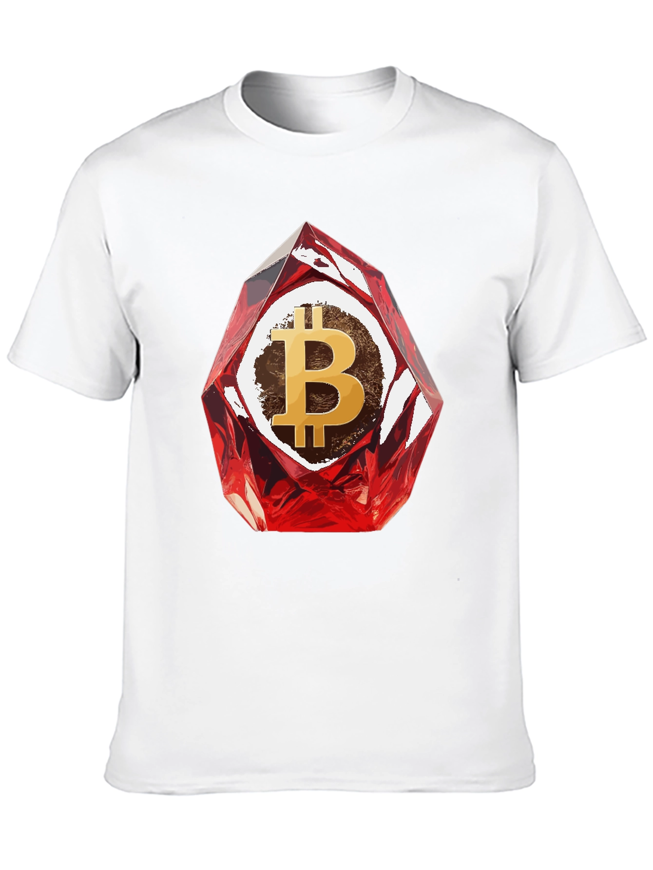 Bitcoin Gemstone Graphic Tee - Crypto Fashion