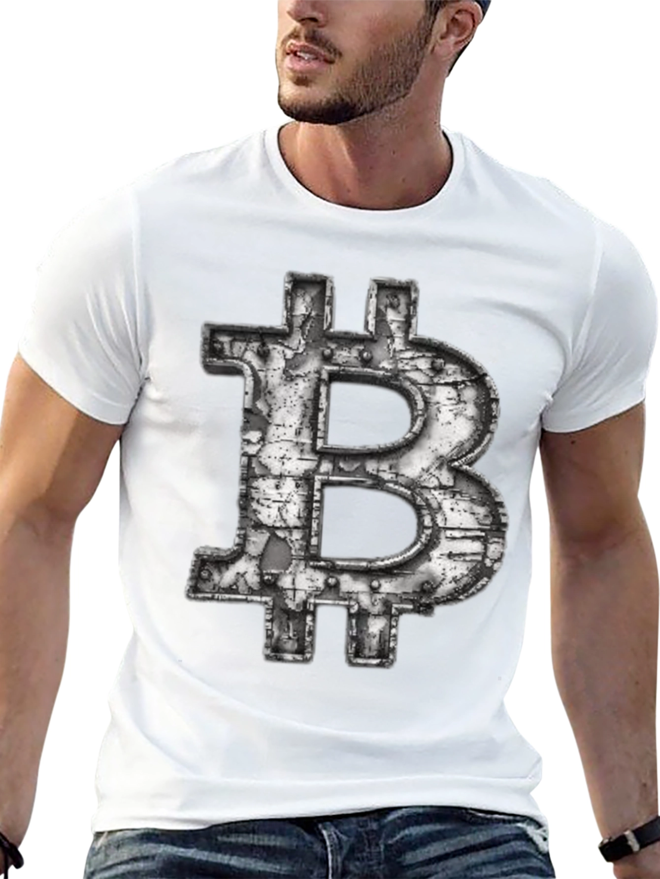 Bitcoin Graphic Tee - Crypto Style Black T-Shirt