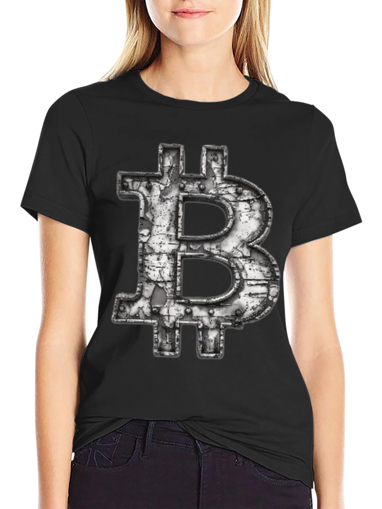 Bitcoin Graphic Tee - Crypto Style Black T-Shirt