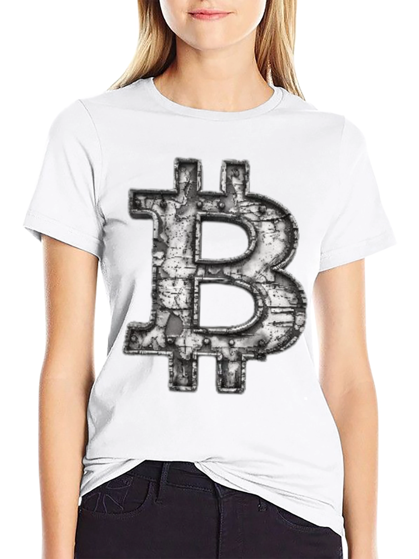Bitcoin Graphic Tee - Crypto Style Black T-Shirt