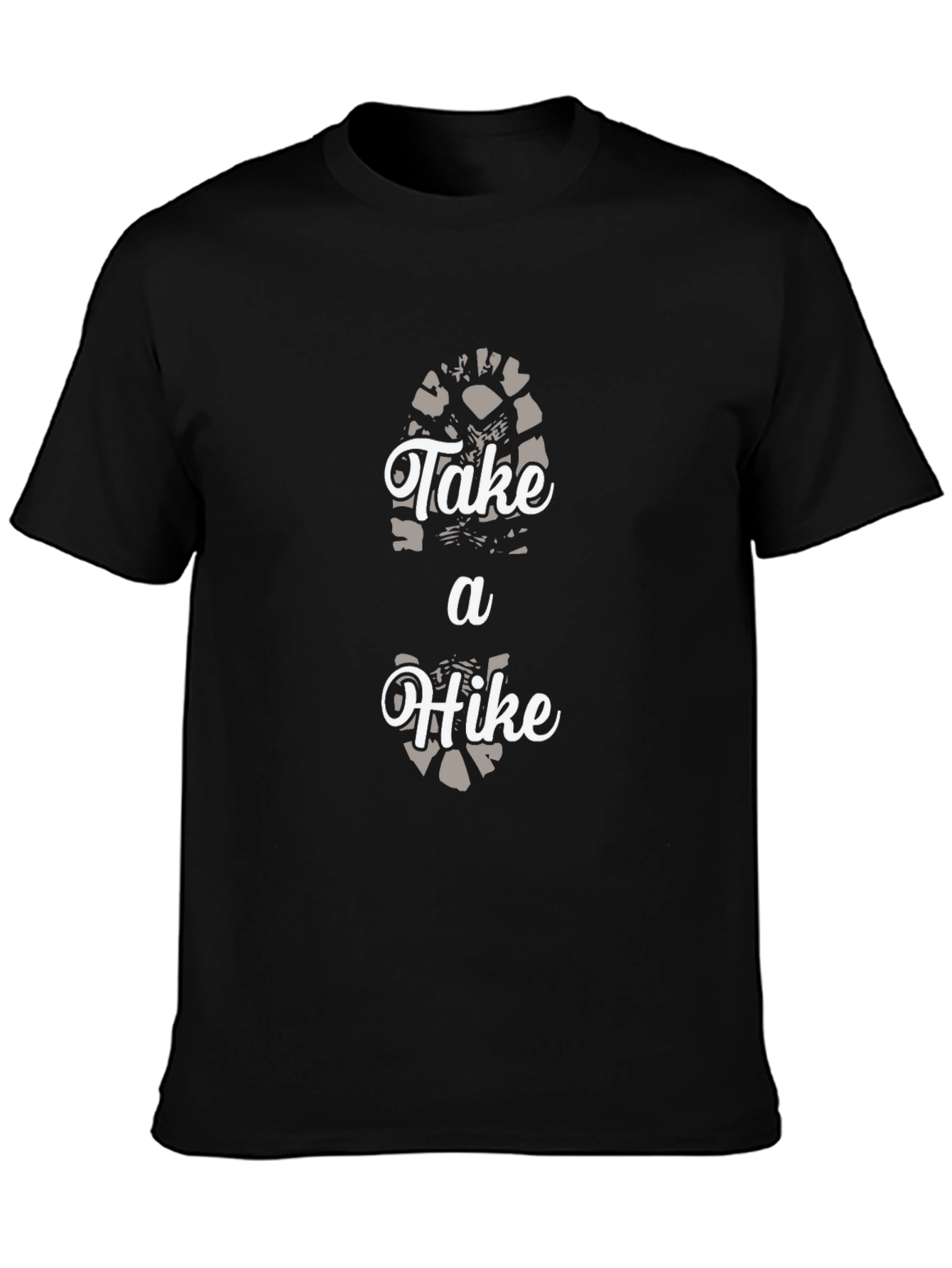 Take A Hike Graphic Tee - Black