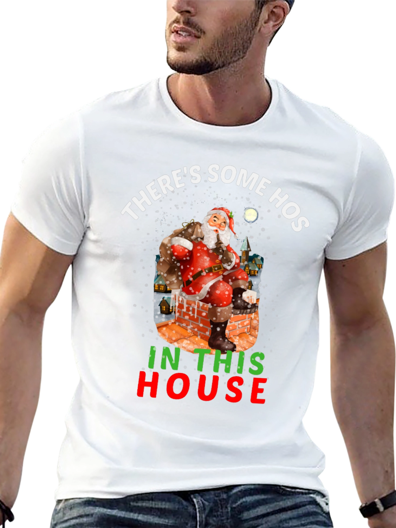 Theres Some Hos In This House Holiday Shirt
