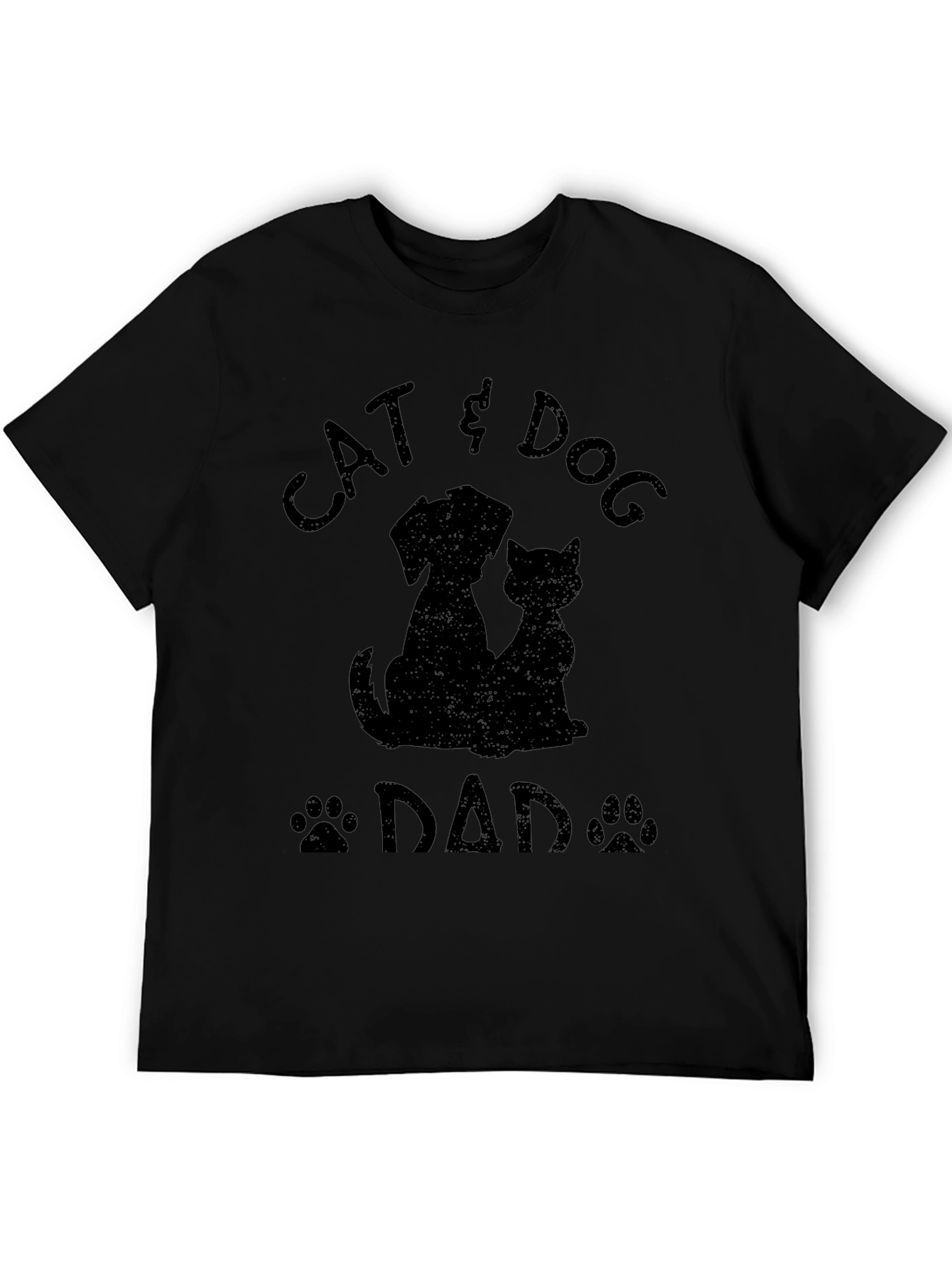 Cat & Dog Dad T-Shirt - Pet Lover Tee