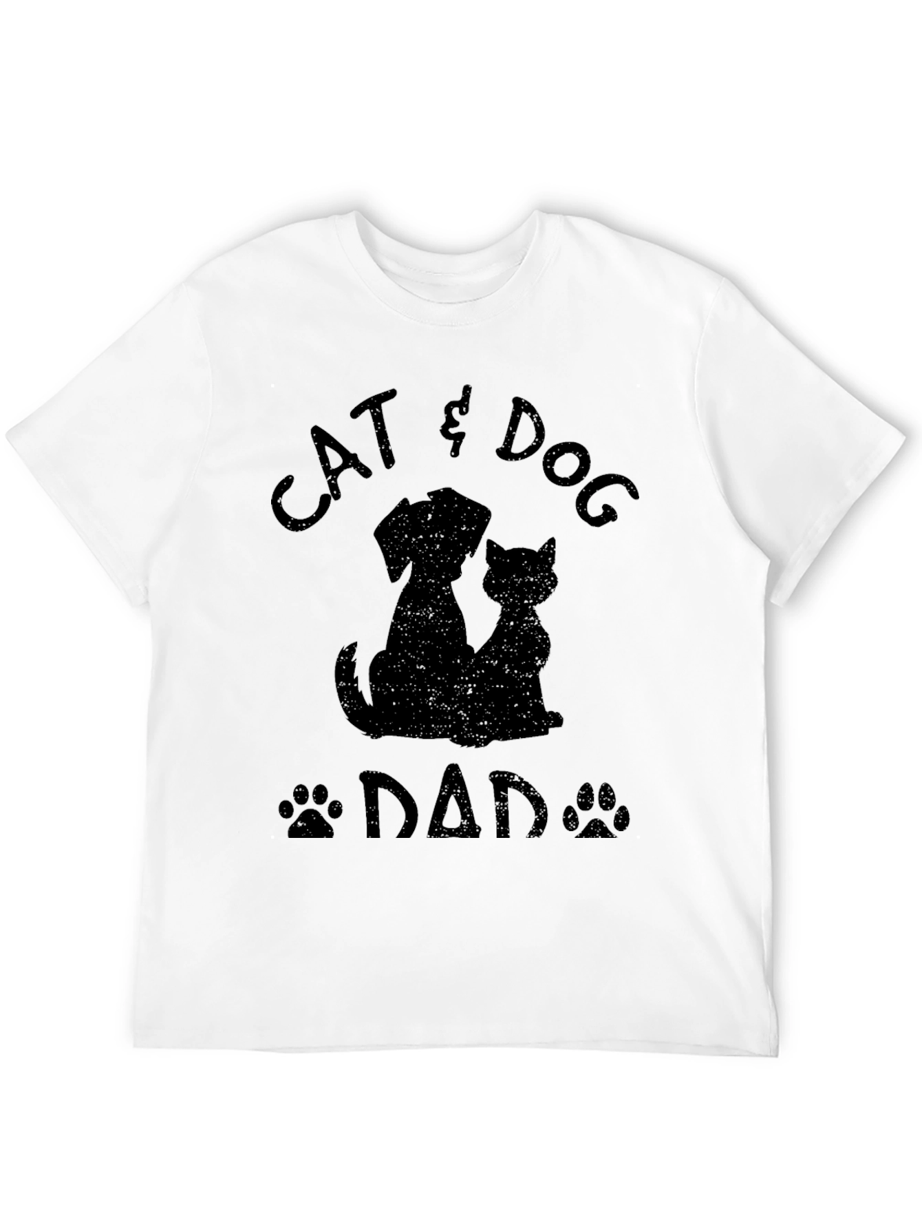 Cat & Dog Dad T-Shirt - Pet Lover Tee
