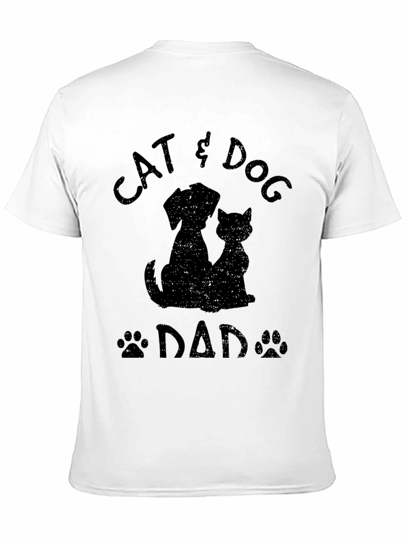 Cat & Dog Dad T-Shirt - Pet Lover Tee