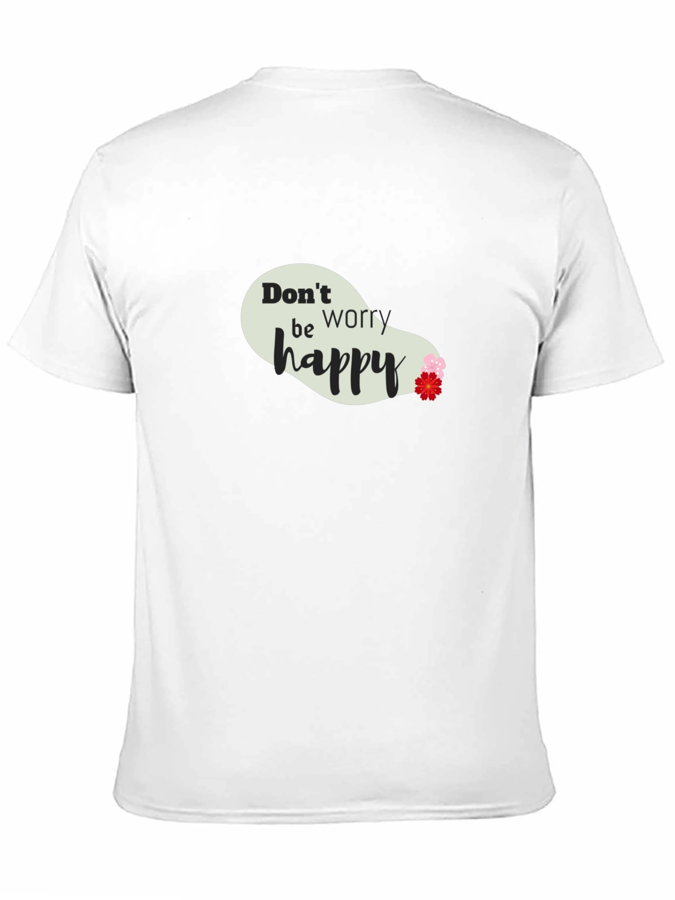 Dont Worry Be Happy Black T-Shirt
