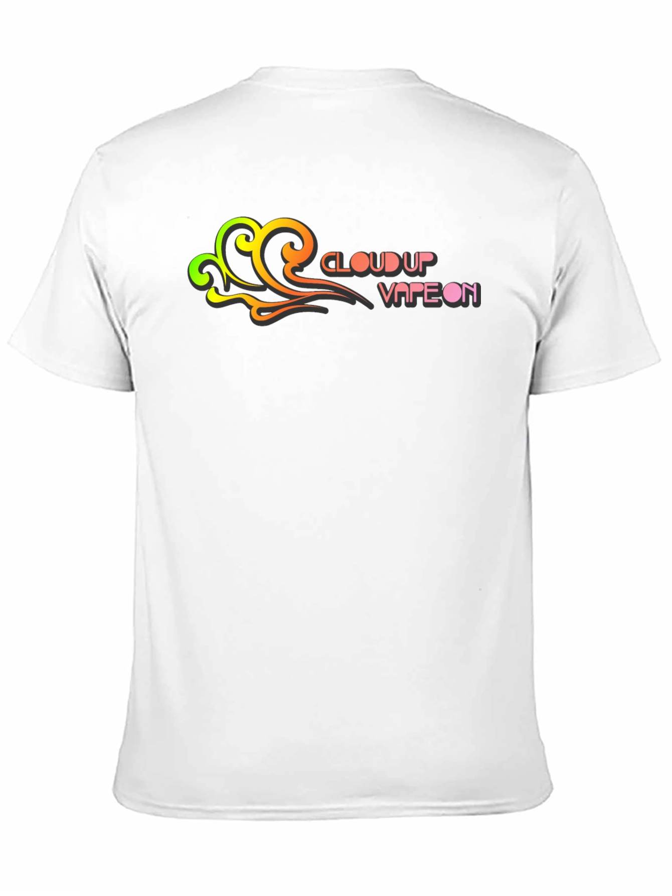 Cloud Up Vape On Graphic T-Shirt - Black