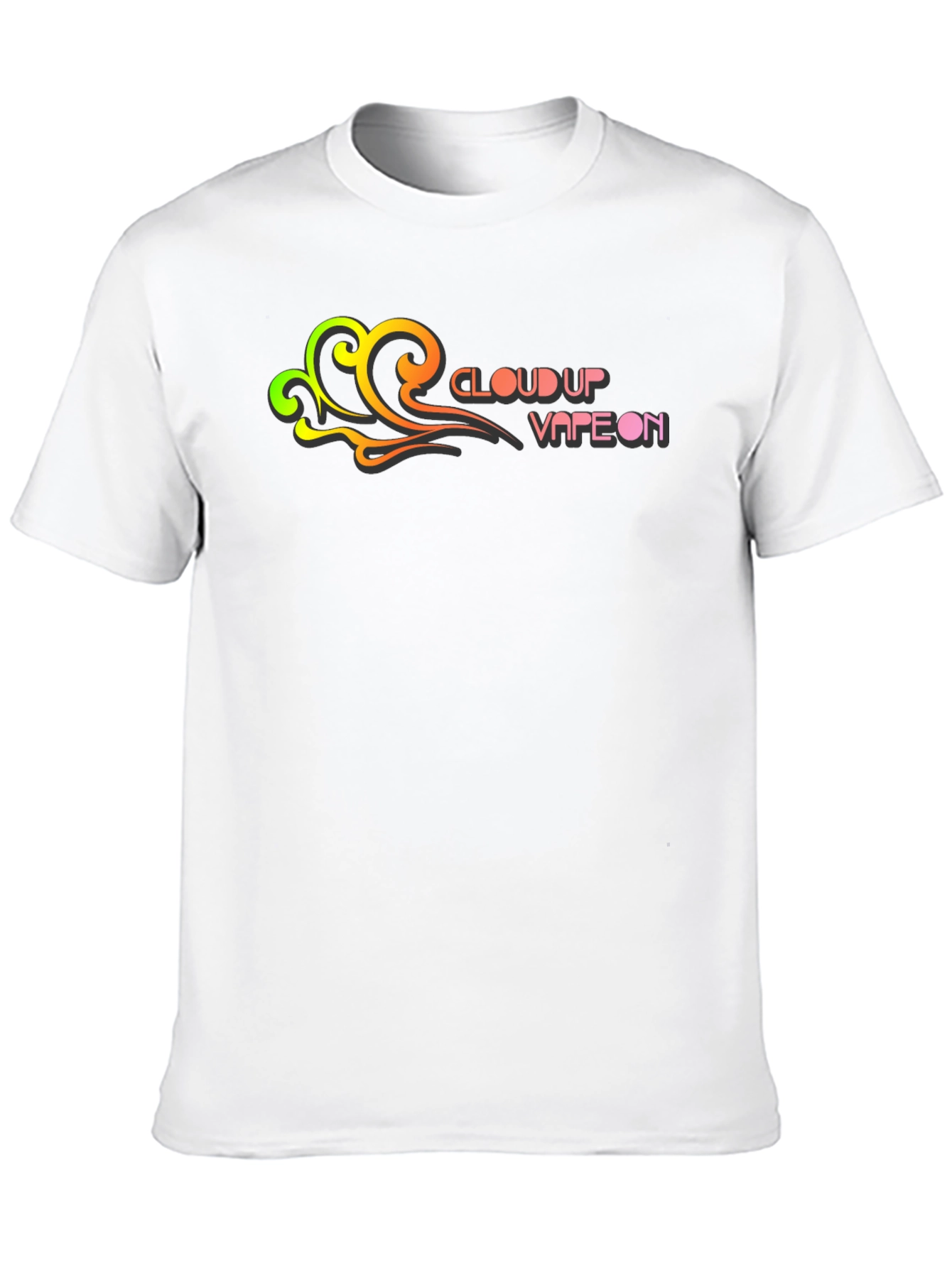 Cloud Up Vape On Graphic T-Shirt - Black