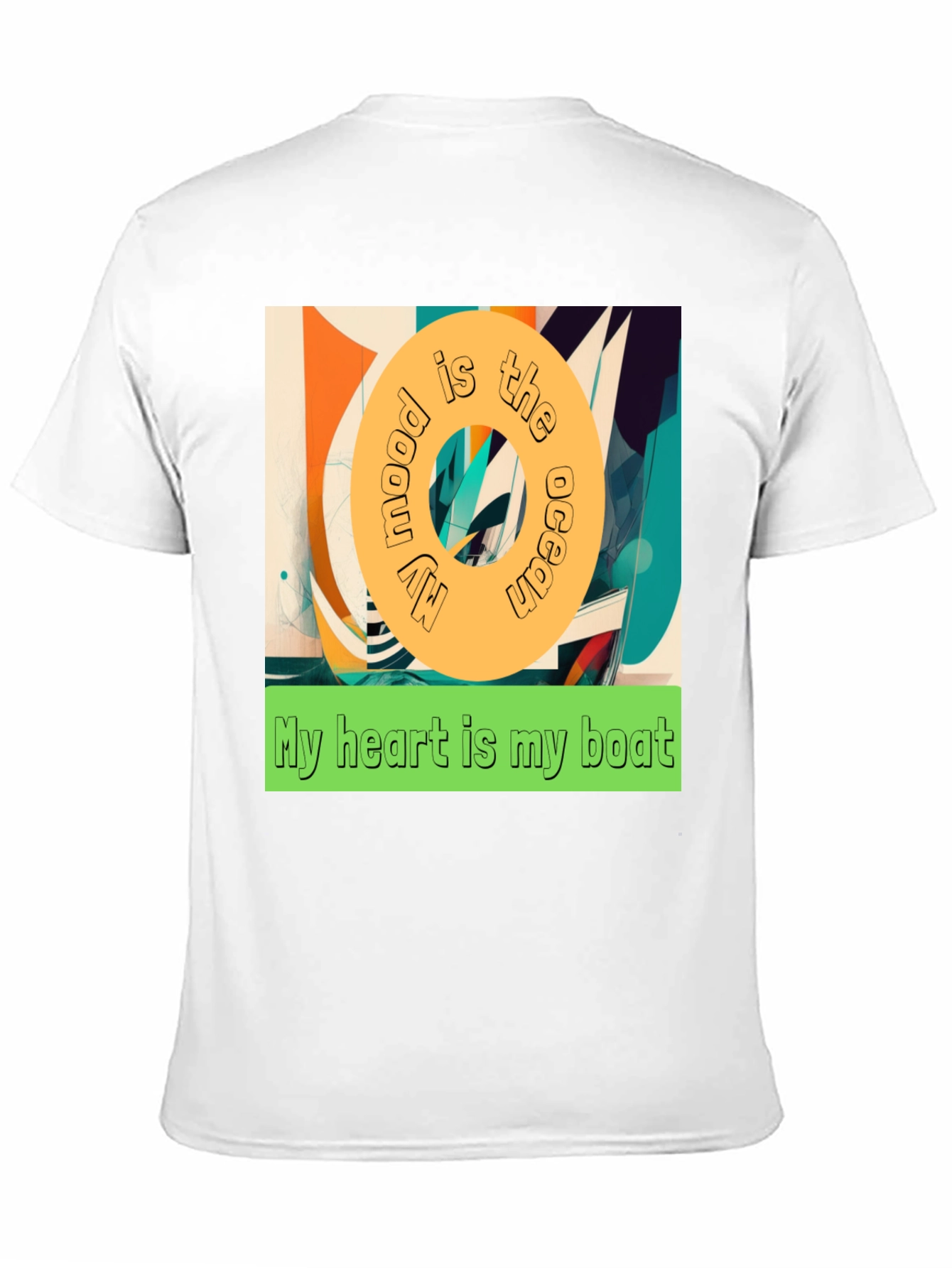 Ocean Mood Boat Heart Graphic Tee