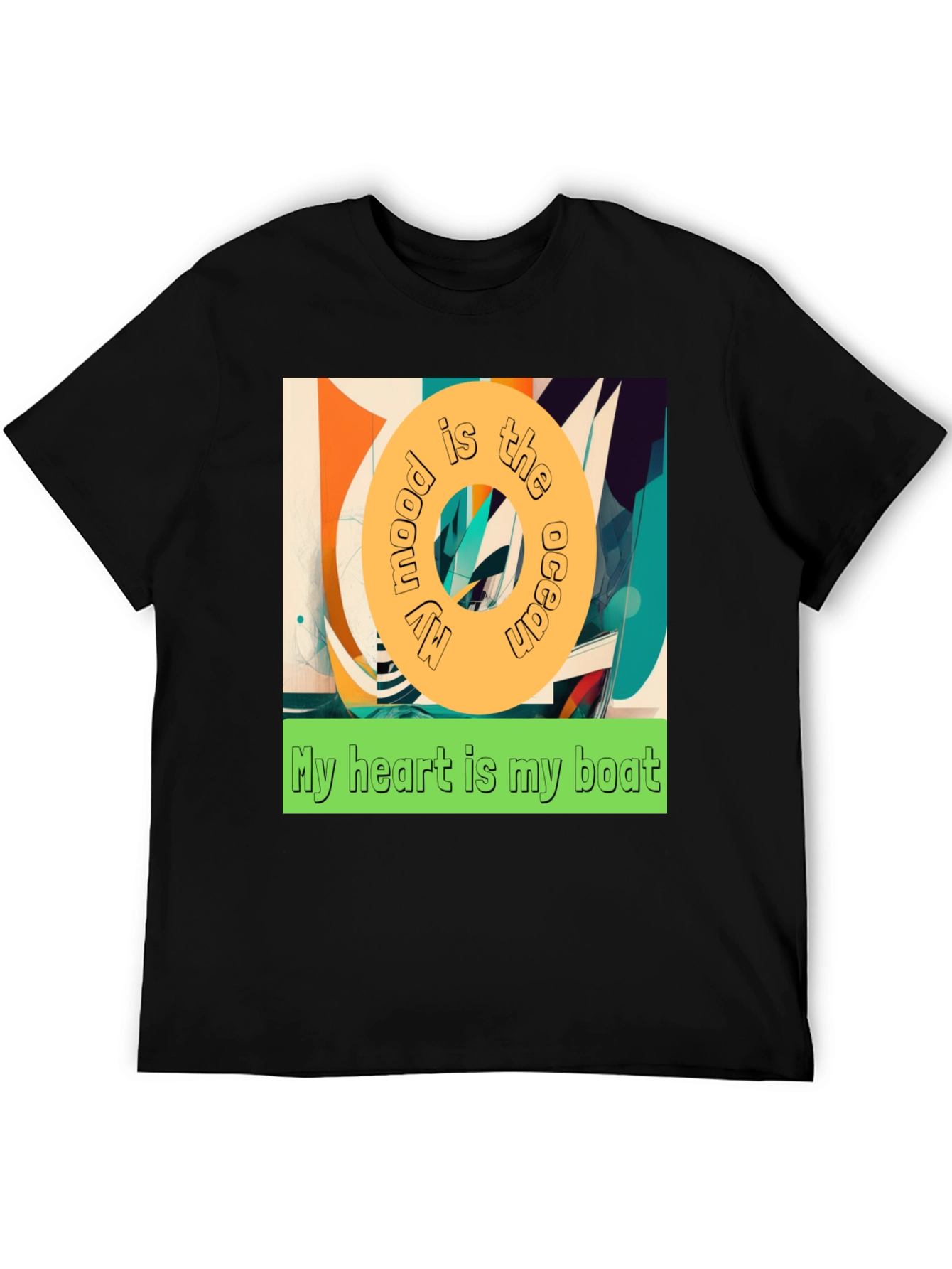 Ocean Mood Boat Heart Graphic Tee