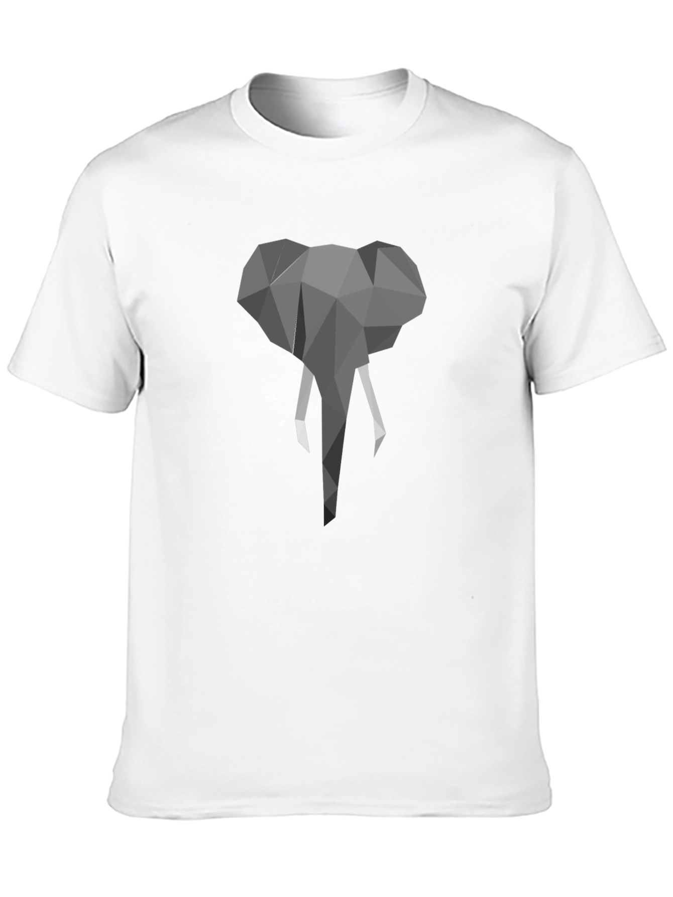 Geometric Elephant T-Shirt - Modern Graphic Tee