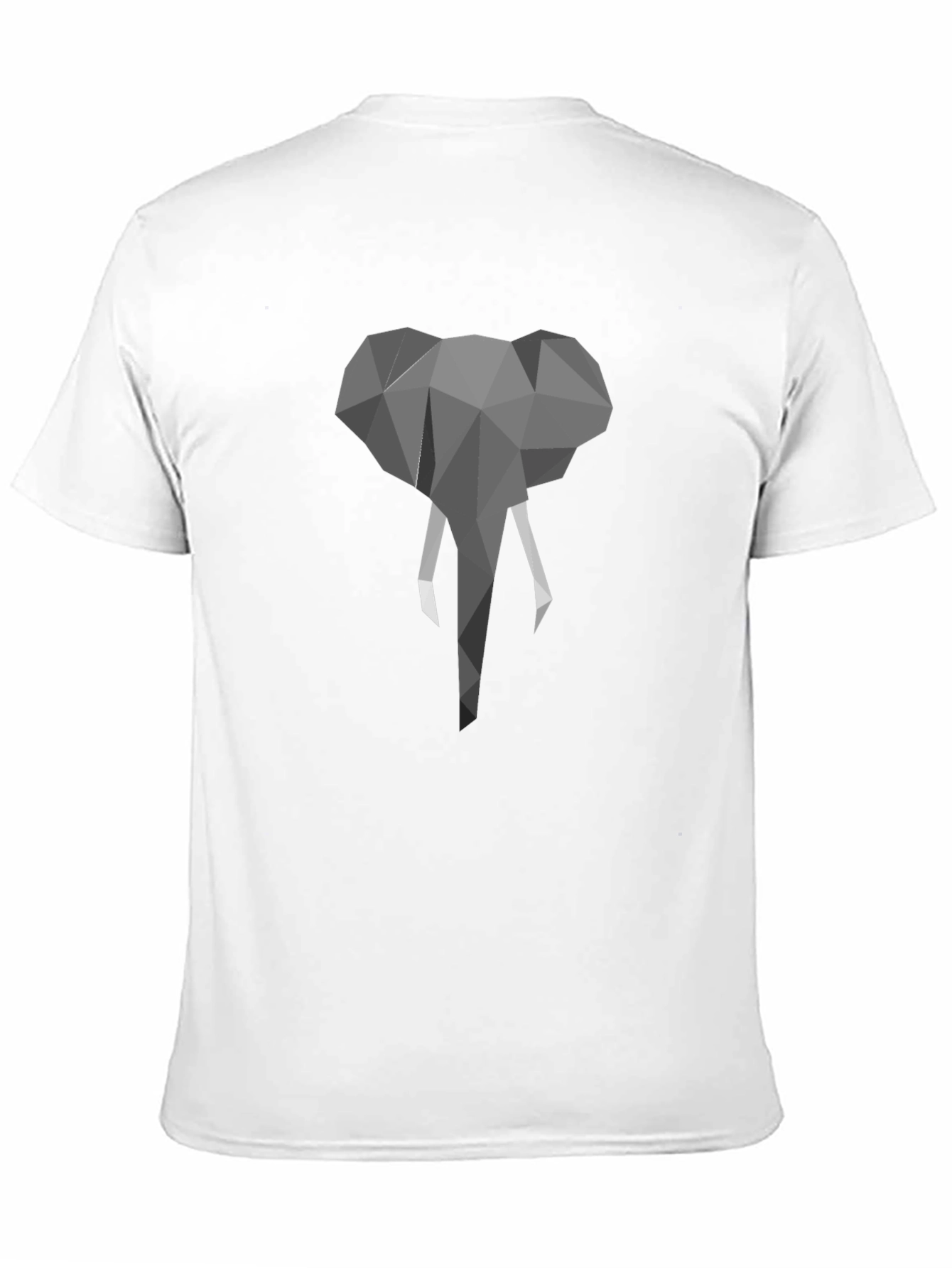 Geometric Elephant T-Shirt - Modern Graphic Tee