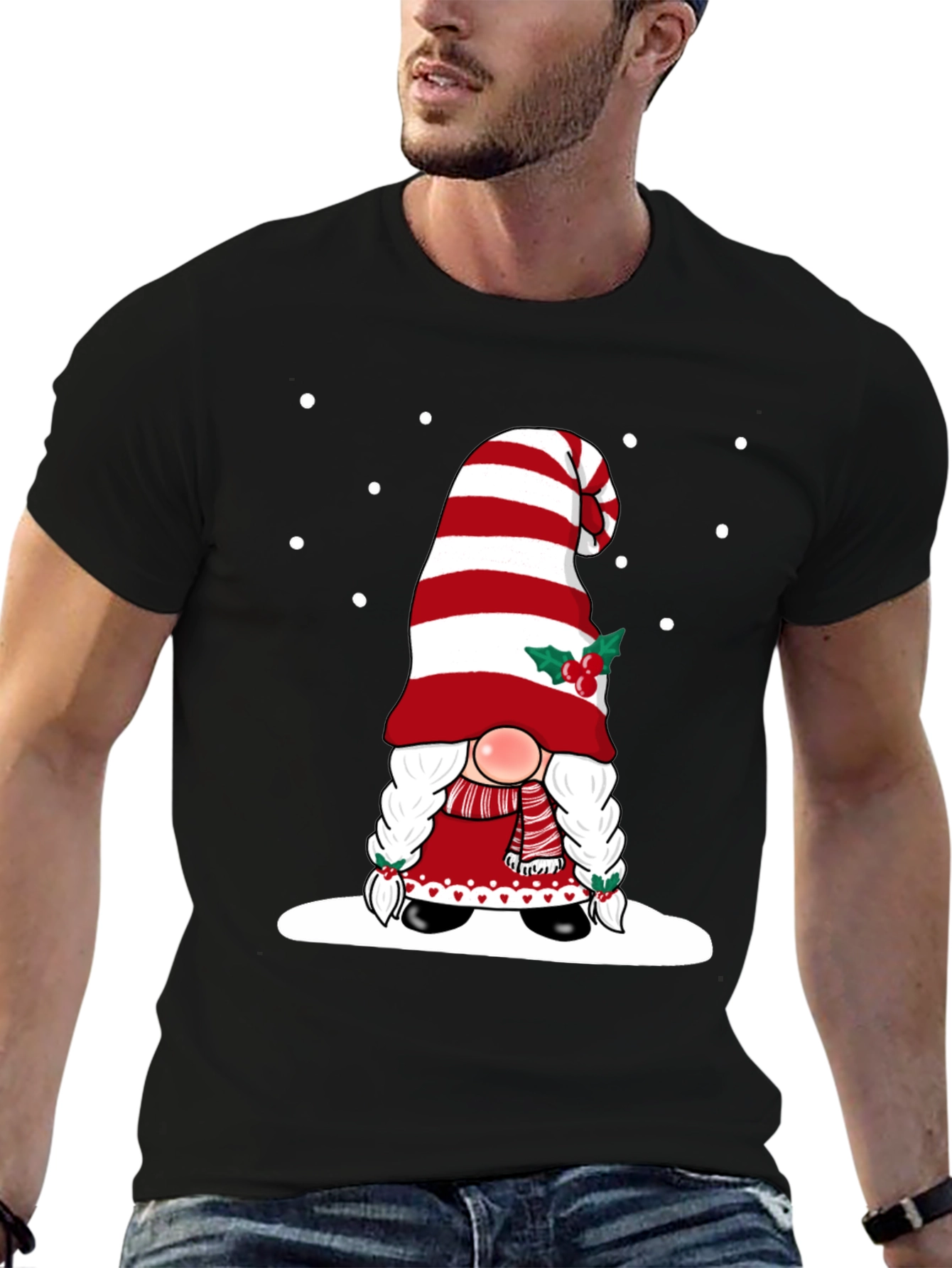 Festive Christmas Gnome T-Shirt