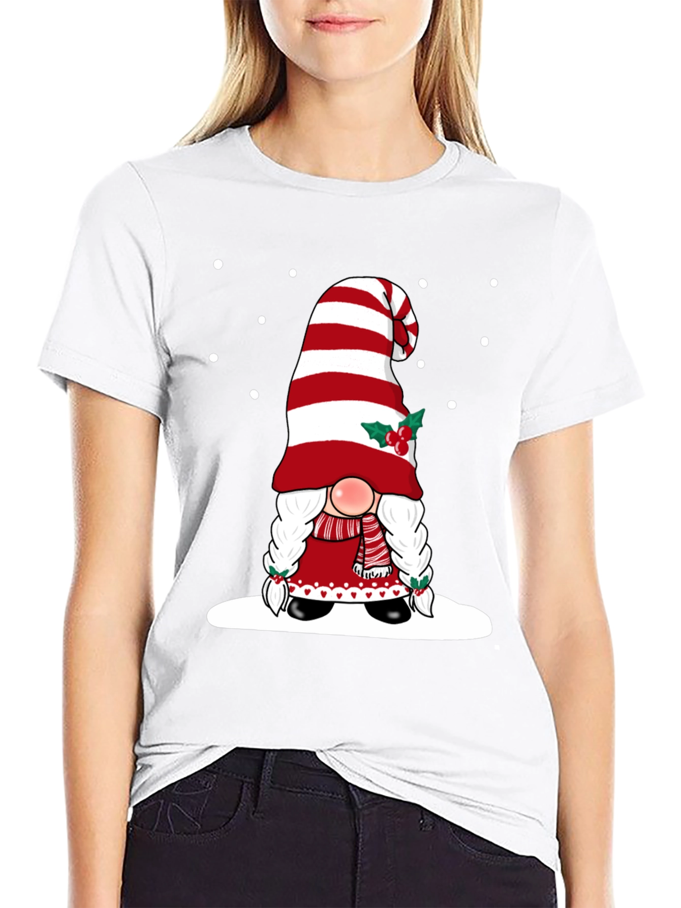 Festive Christmas Gnome T-Shirt