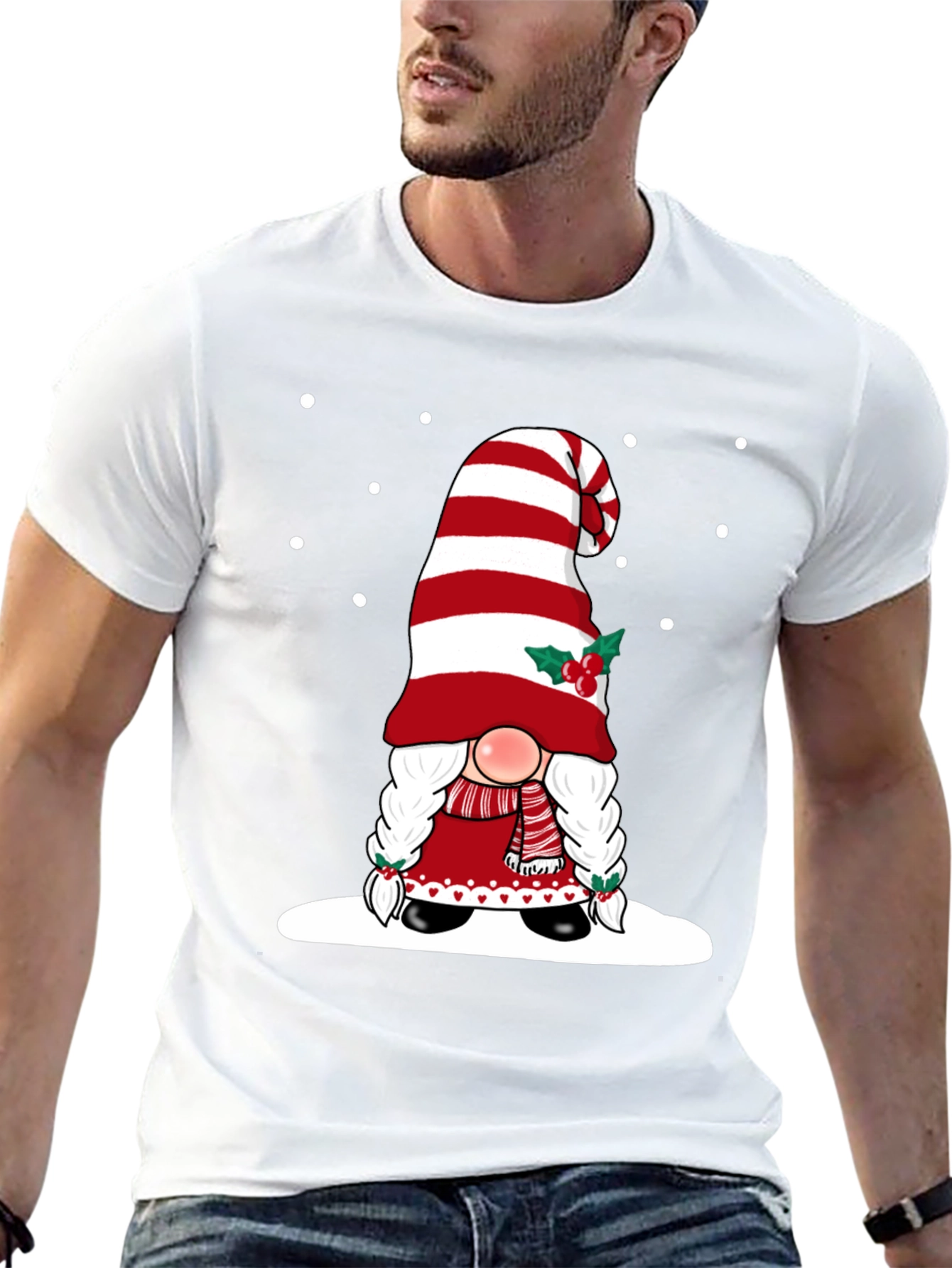 Festive Christmas Gnome T-Shirt