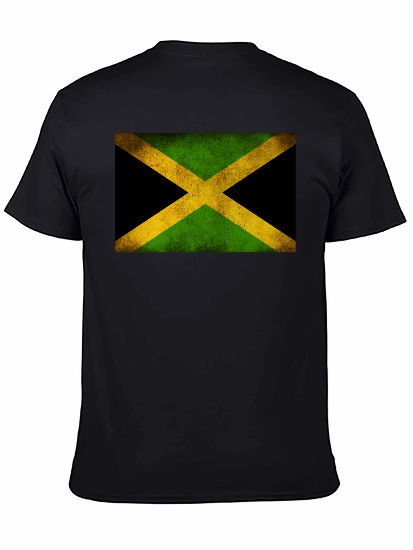 Jamaican Flag Graphic T-Shirt - Black