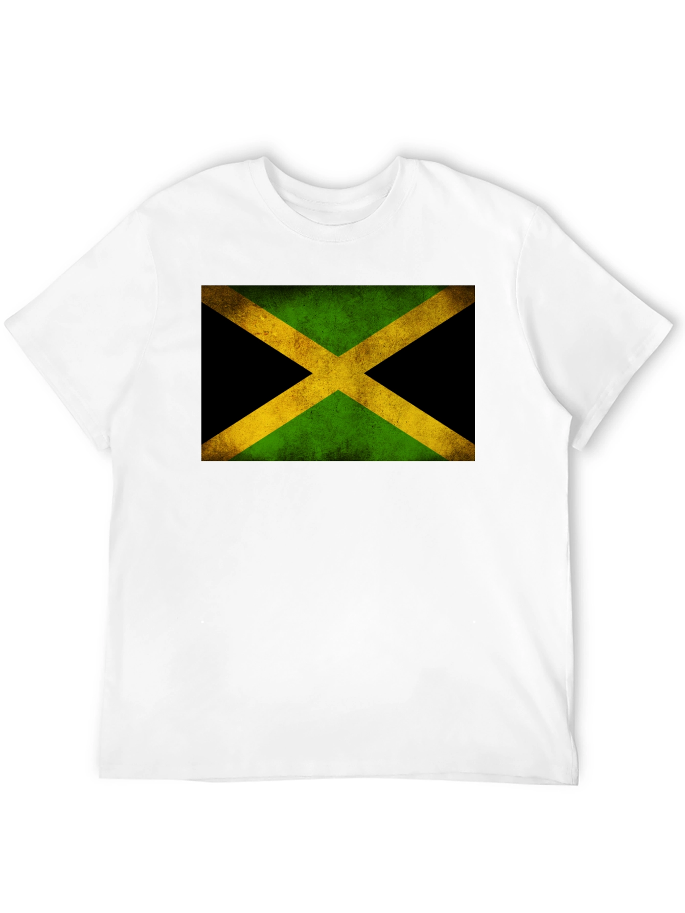 Jamaican Flag Graphic T-Shirt - Black