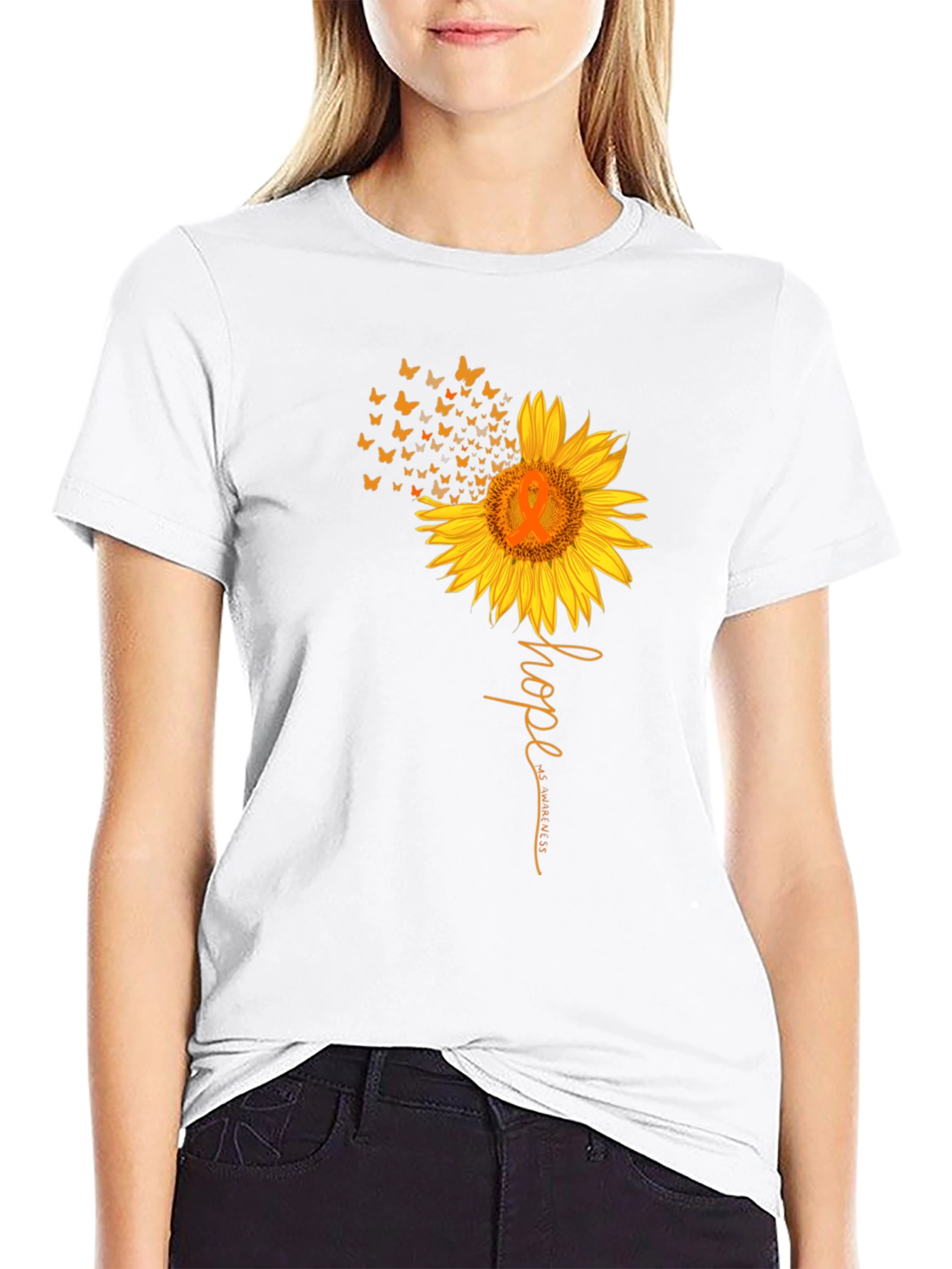 Hope Sunflower Awareness T-Shirt