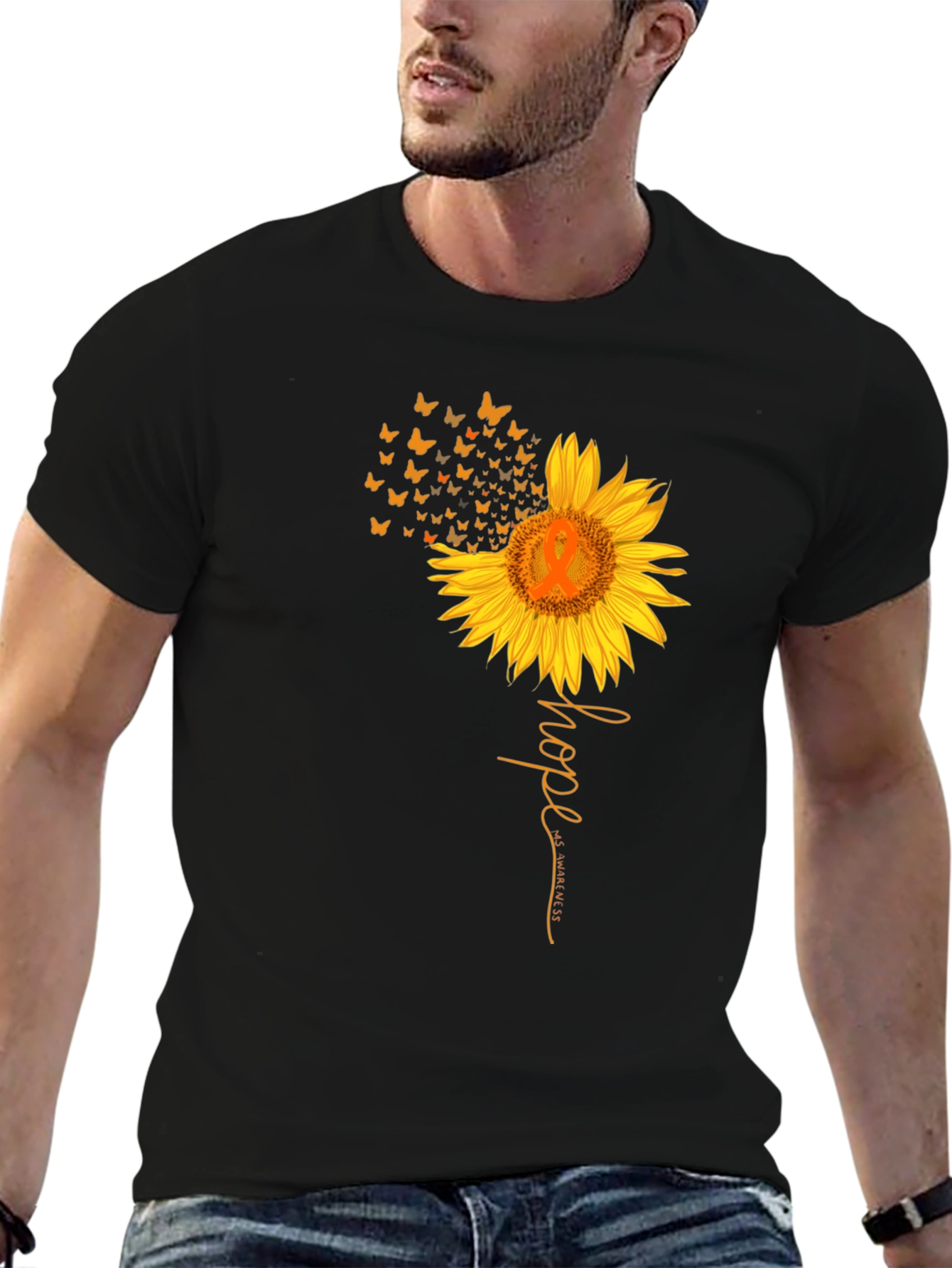 Hope Sunflower Awareness T-Shirt