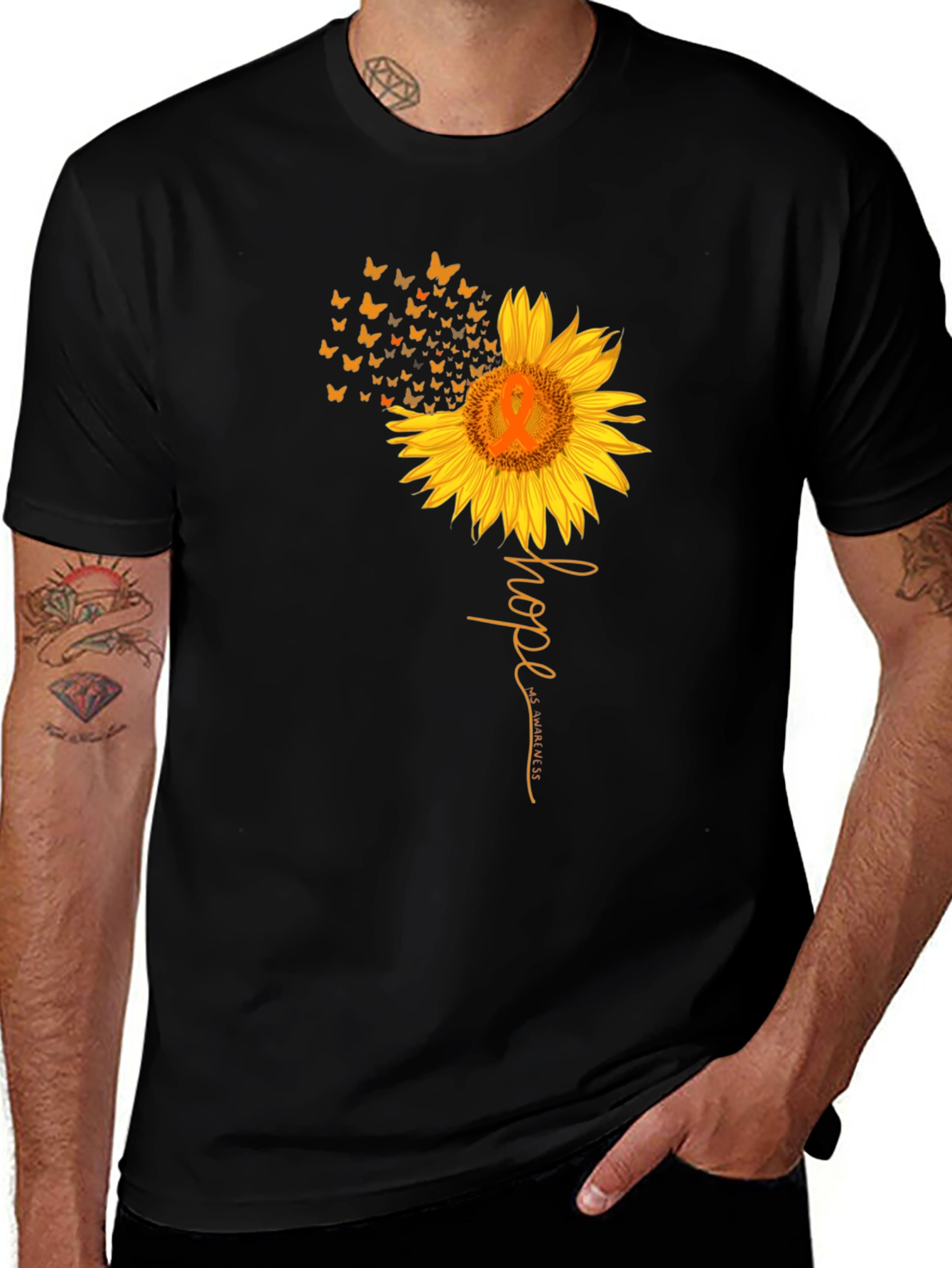 Hope Sunflower Awareness T-Shirt