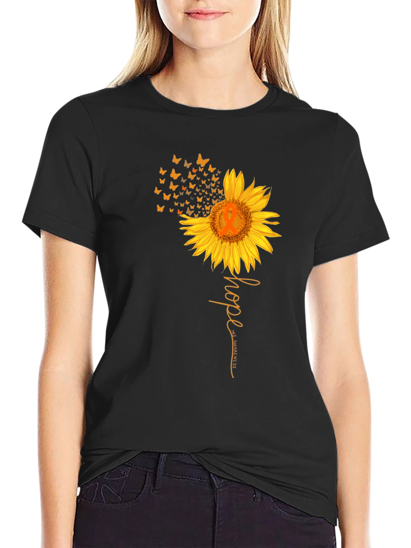 Hope Sunflower Awareness T-Shirt