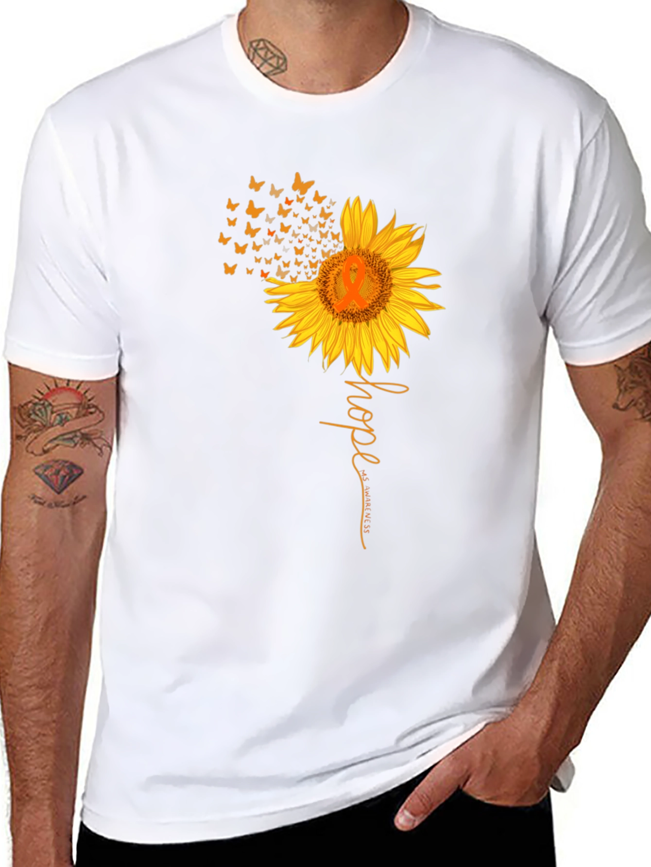 Hope Sunflower Awareness T-Shirt