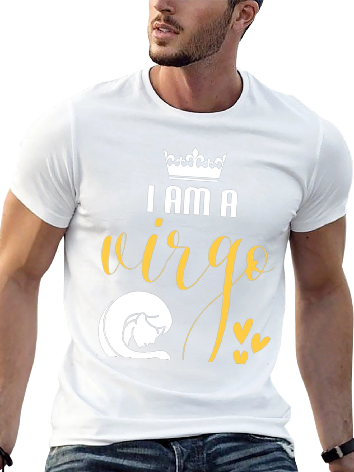 I Am A Virgo Zodiac Sign Black T-Shirt