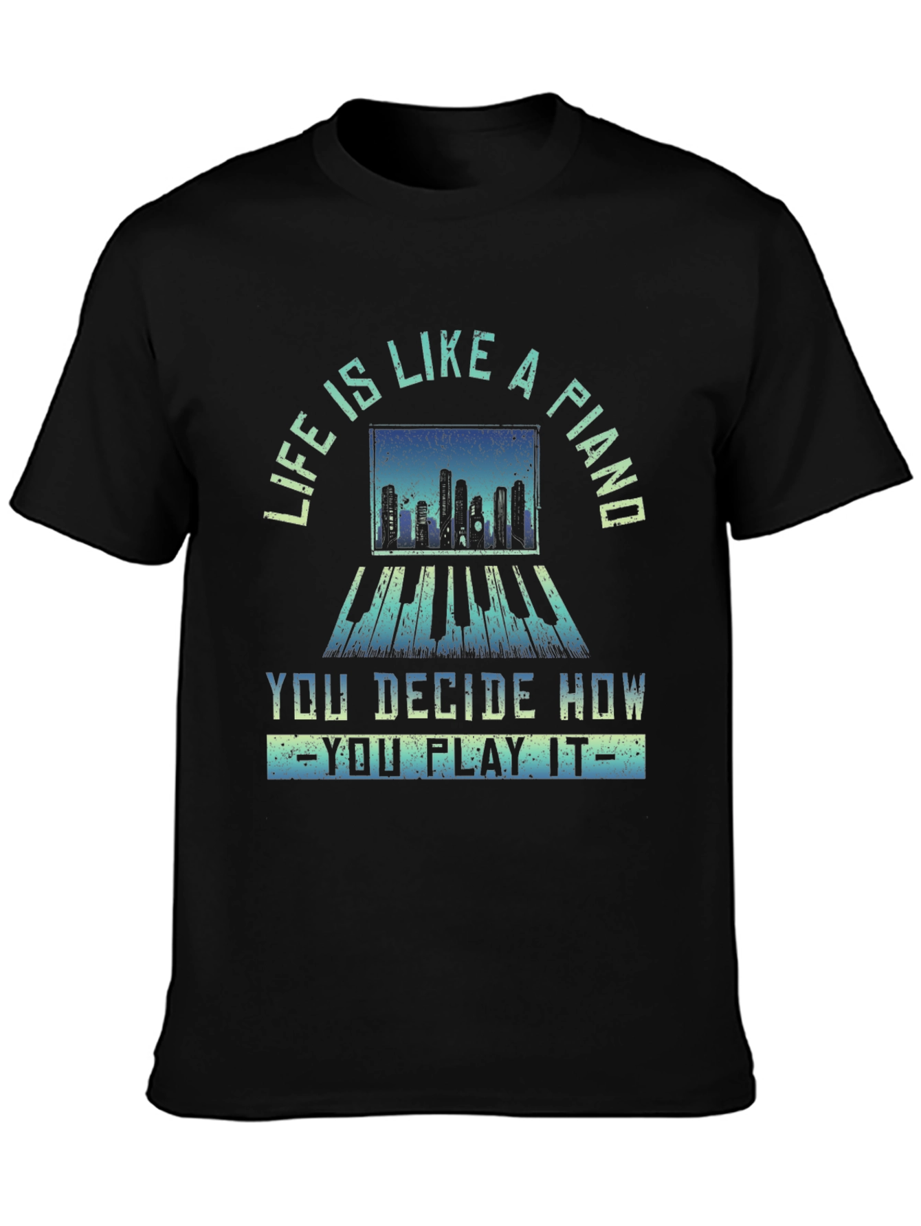 Piano Life Graphic Tee