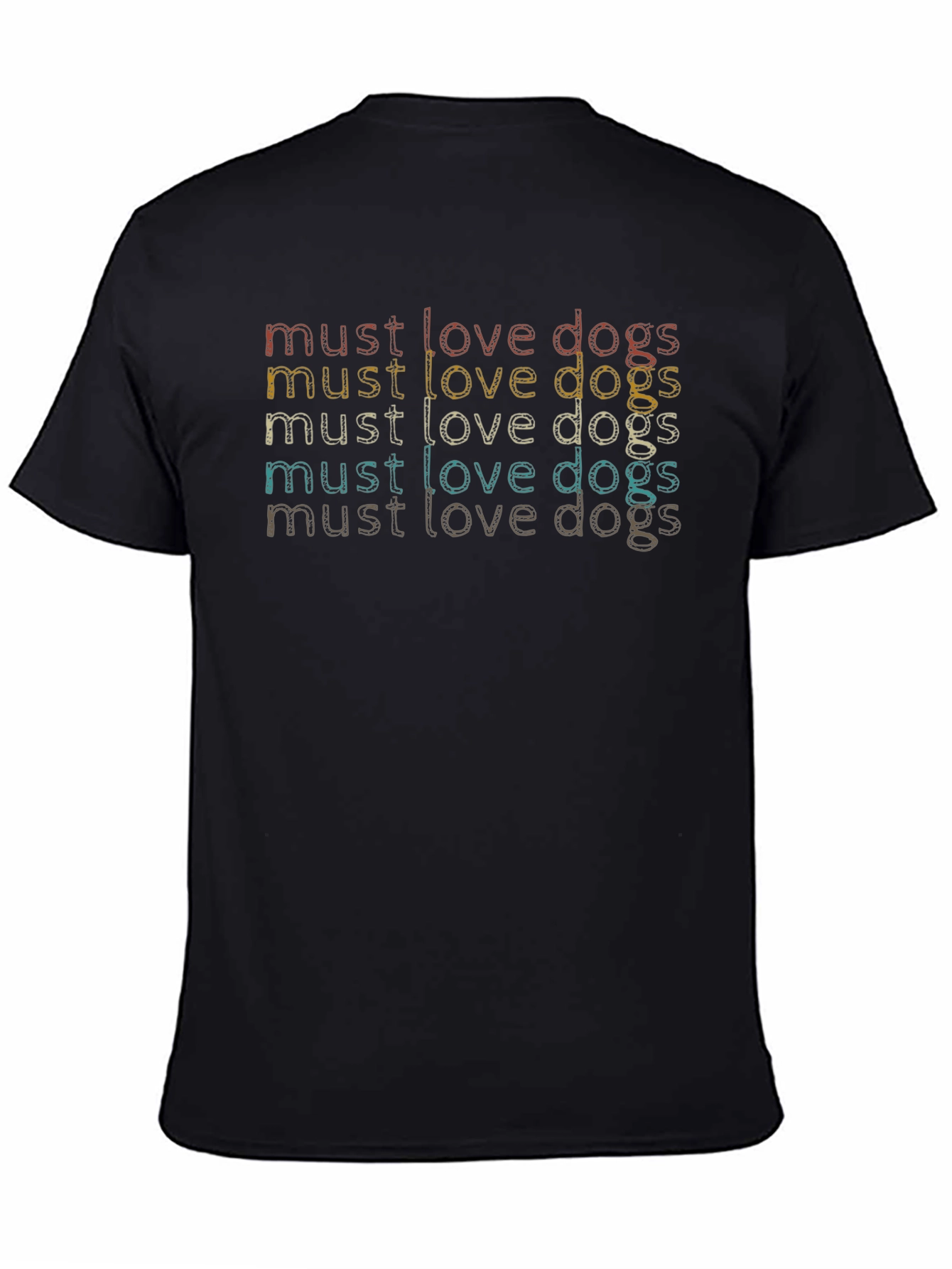 Must Love Dogs Retro T-Shirt