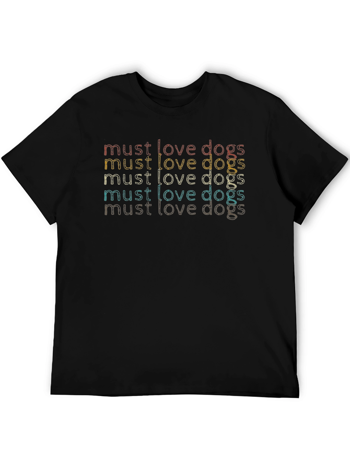 Must Love Dogs Retro T-Shirt