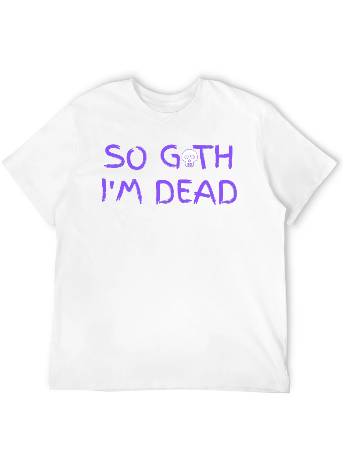 So Goth Im Dead Graphic Tee - Black