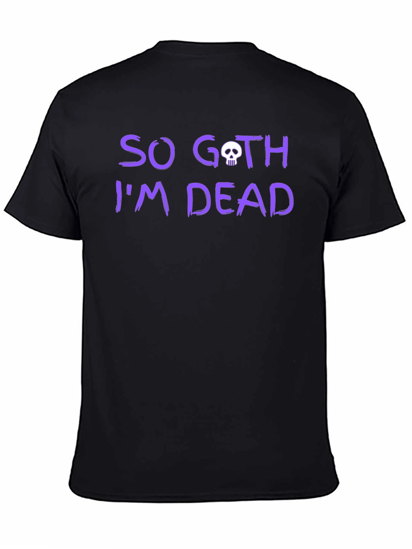 So Goth Im Dead Graphic Tee - Black