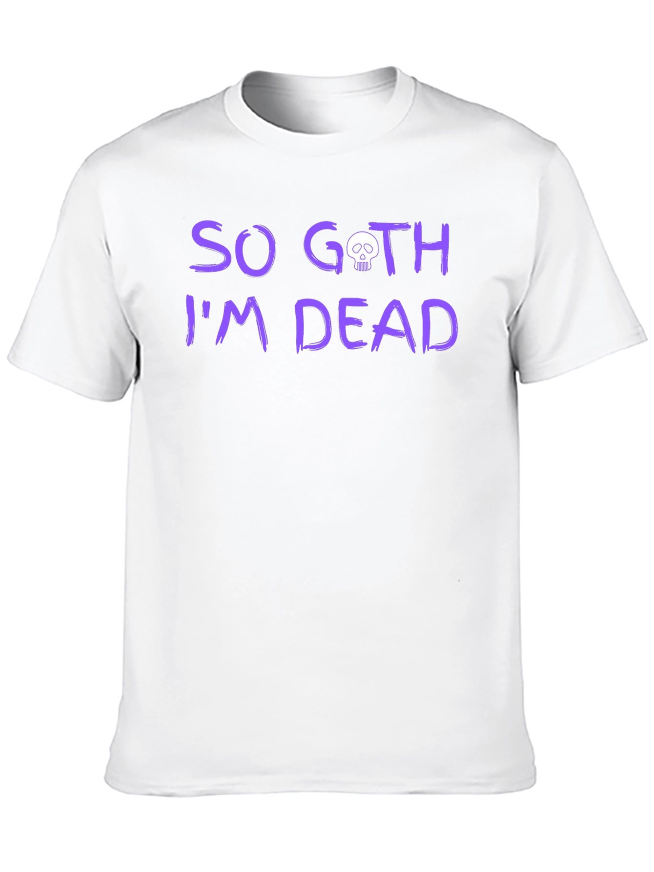 So Goth Im Dead Graphic Tee - Black