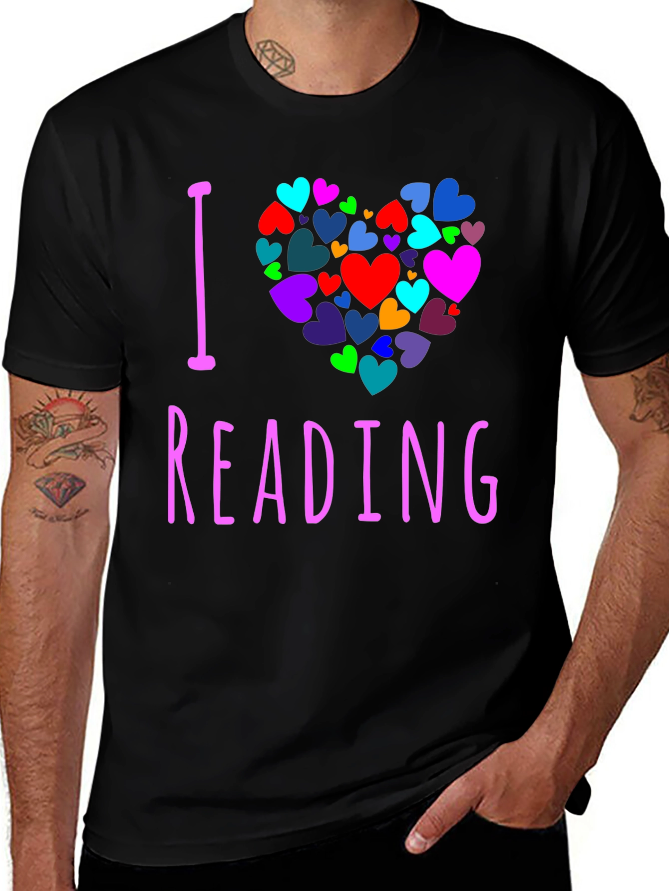 I Love Reading Heart T-Shirt