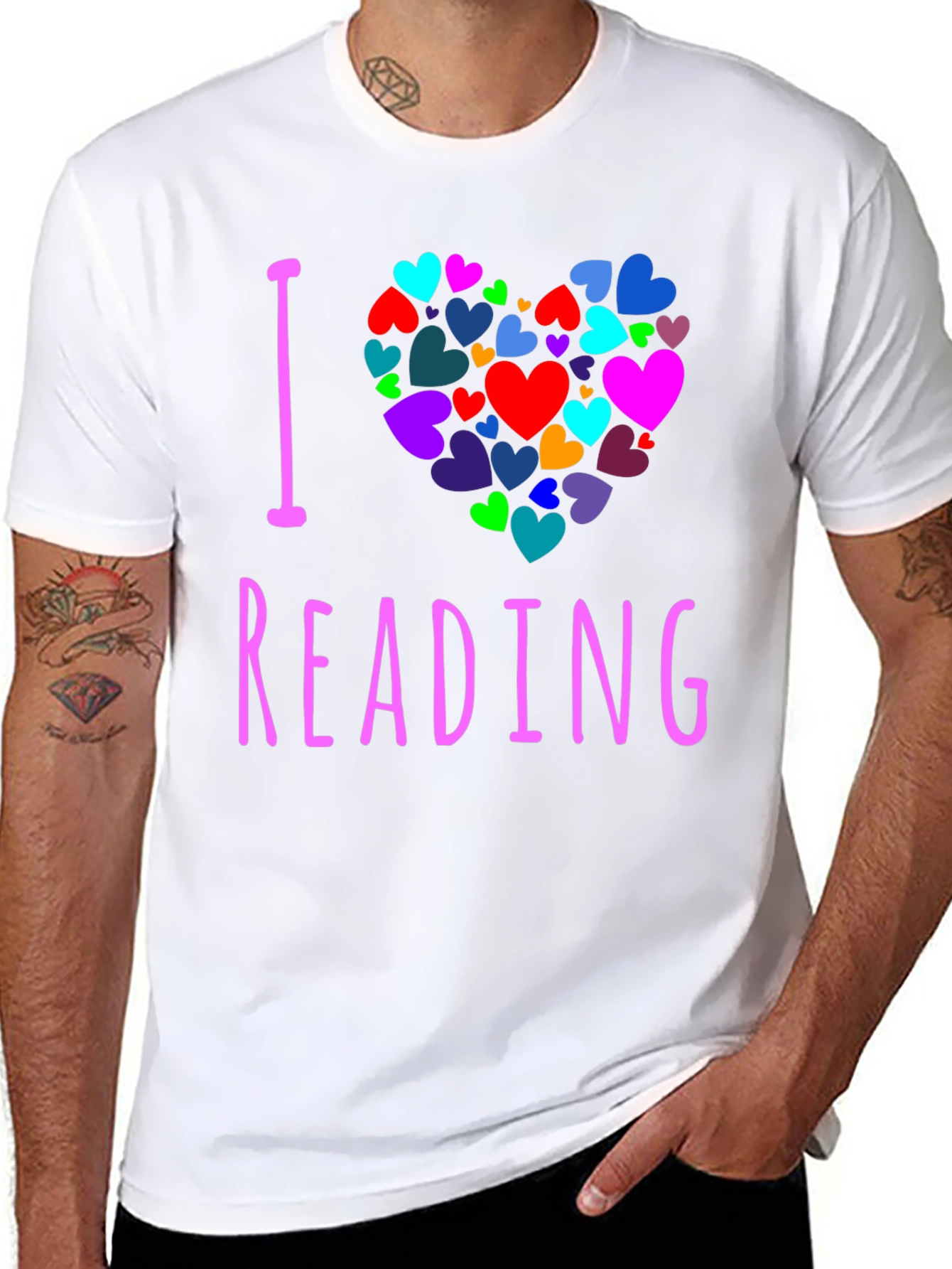 I Love Reading Heart T-Shirt