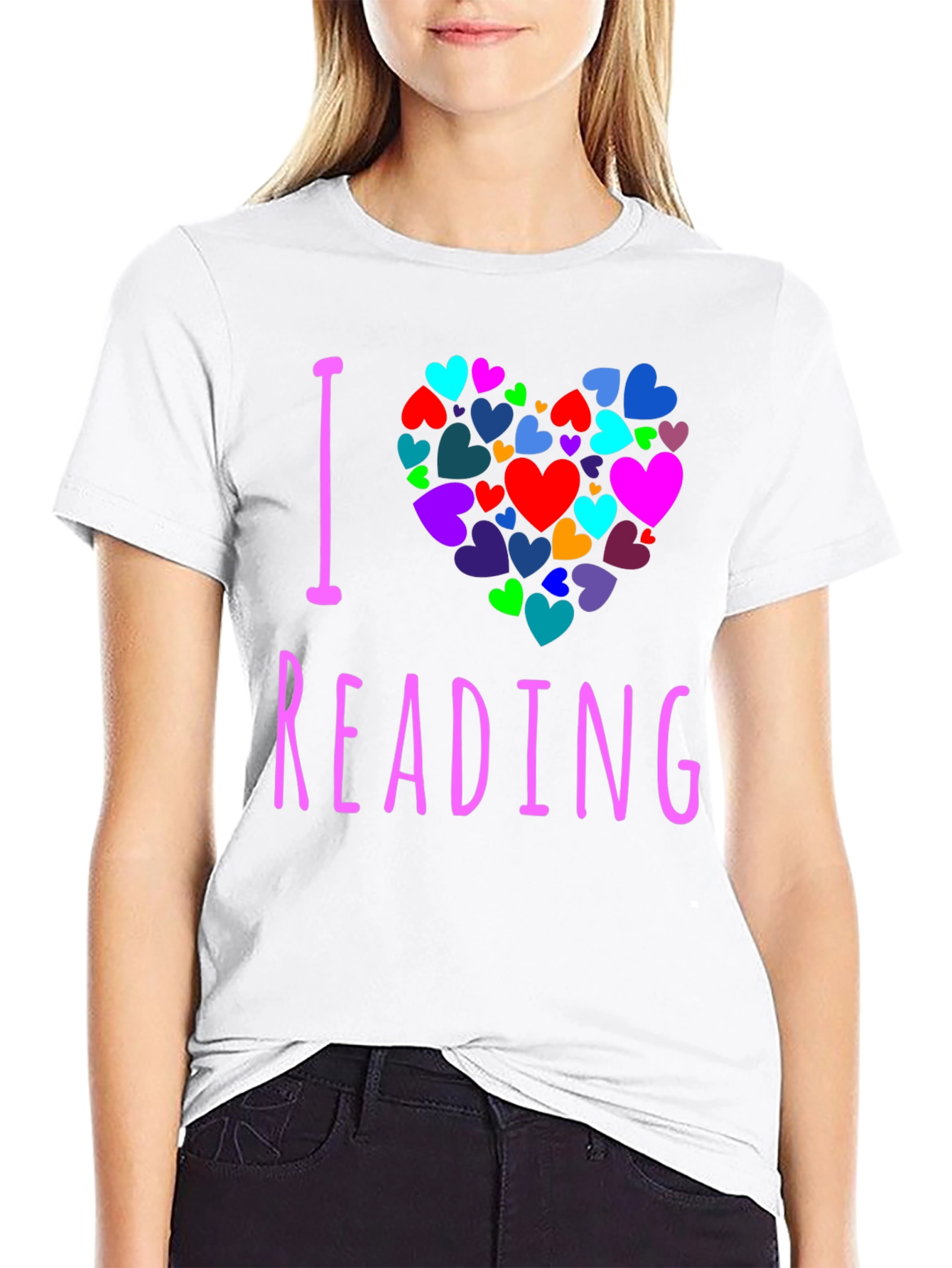 I Love Reading Heart T-Shirt