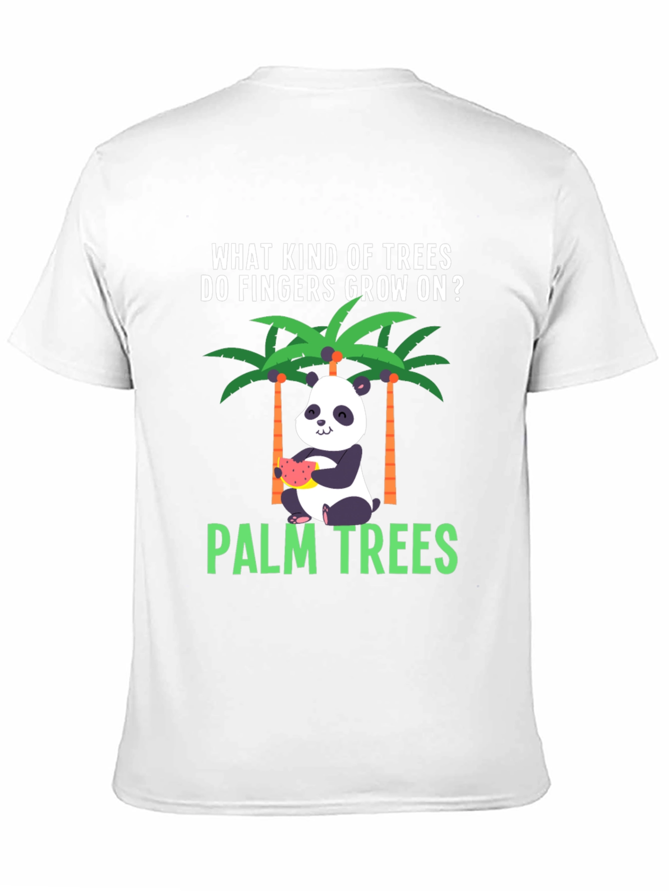 Funny Panda Palm Trees T-Shirt