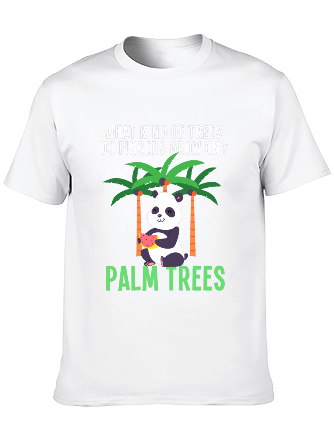 Funny Panda Palm Trees T-Shirt