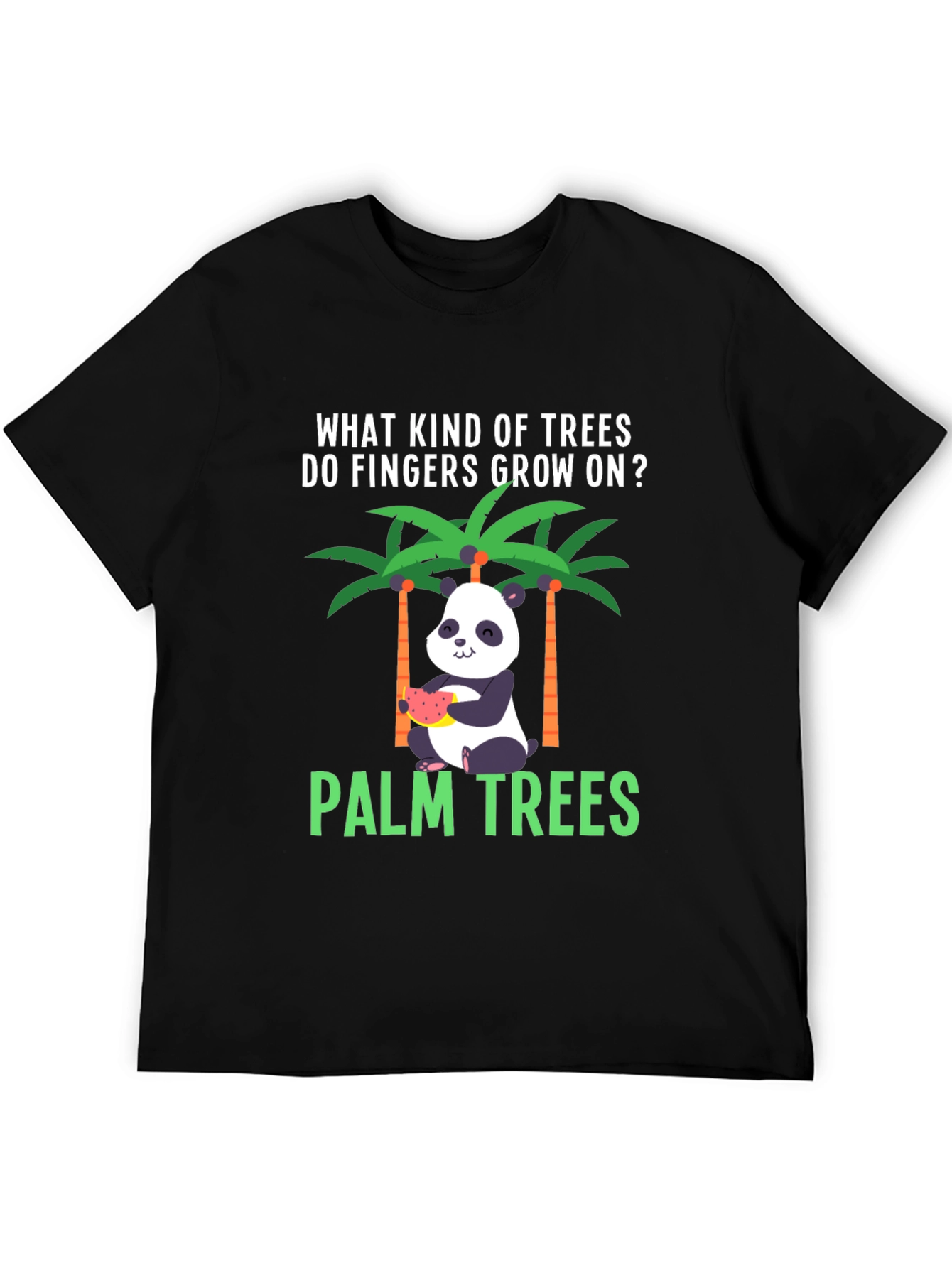 Funny Panda Palm Trees T-Shirt