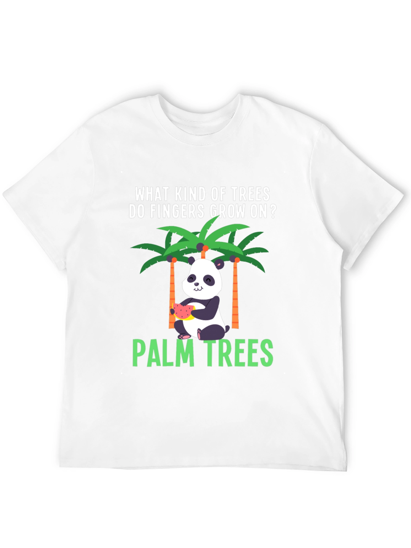 Funny Panda Palm Trees T-Shirt